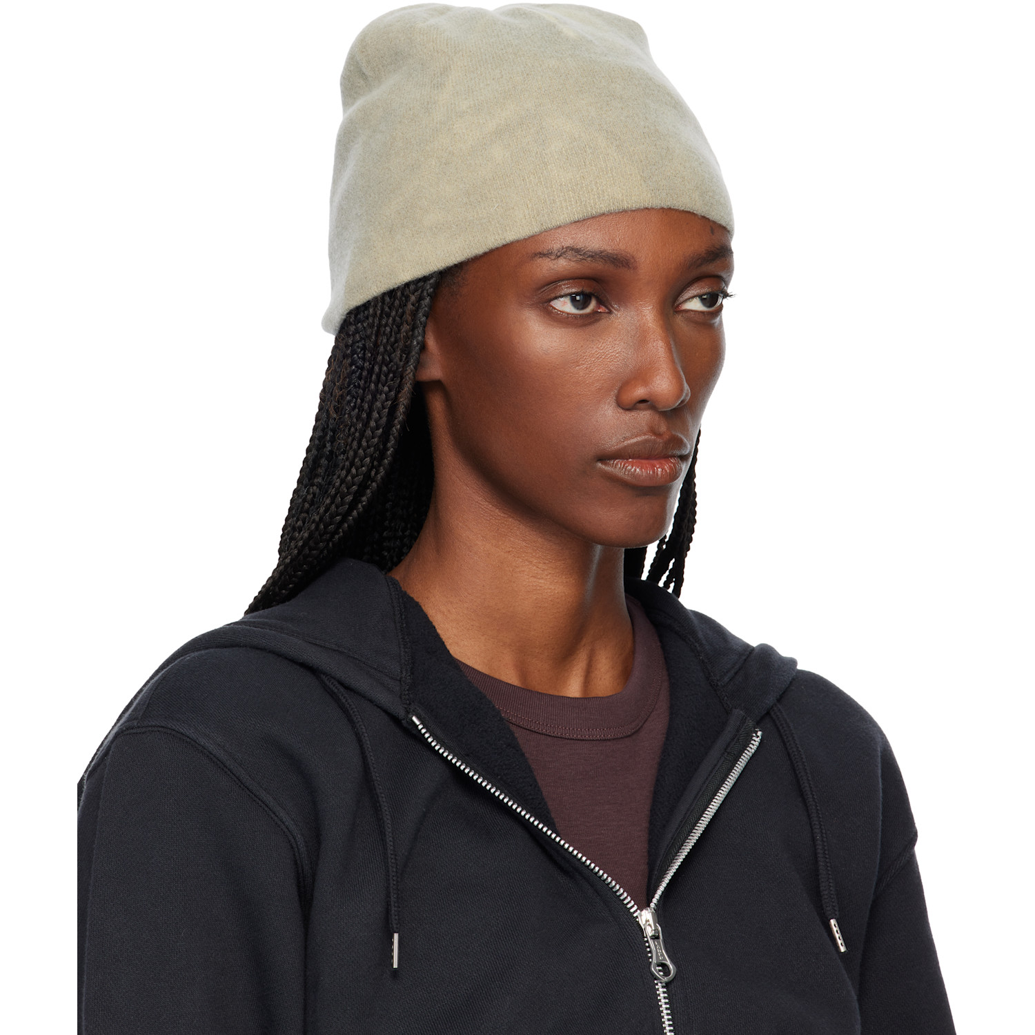  Our Legacy Gray Spray-dyed Beanie 