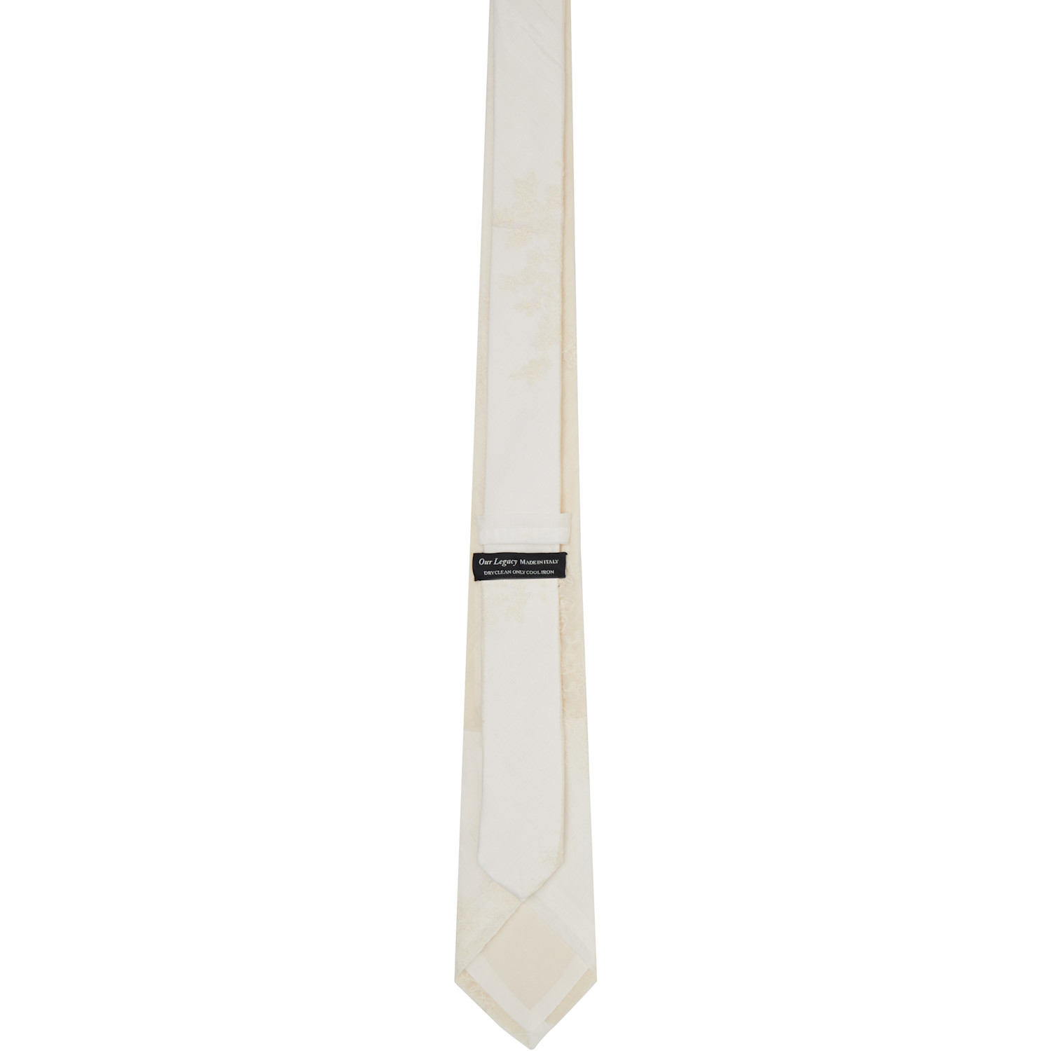  Our Legacy Off-white Embroidered Tie 