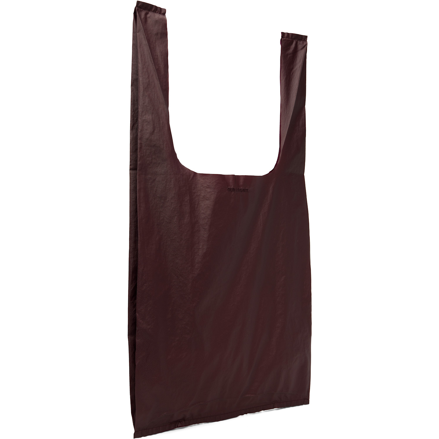  Our Legacy Burgundy Grocery Tote 