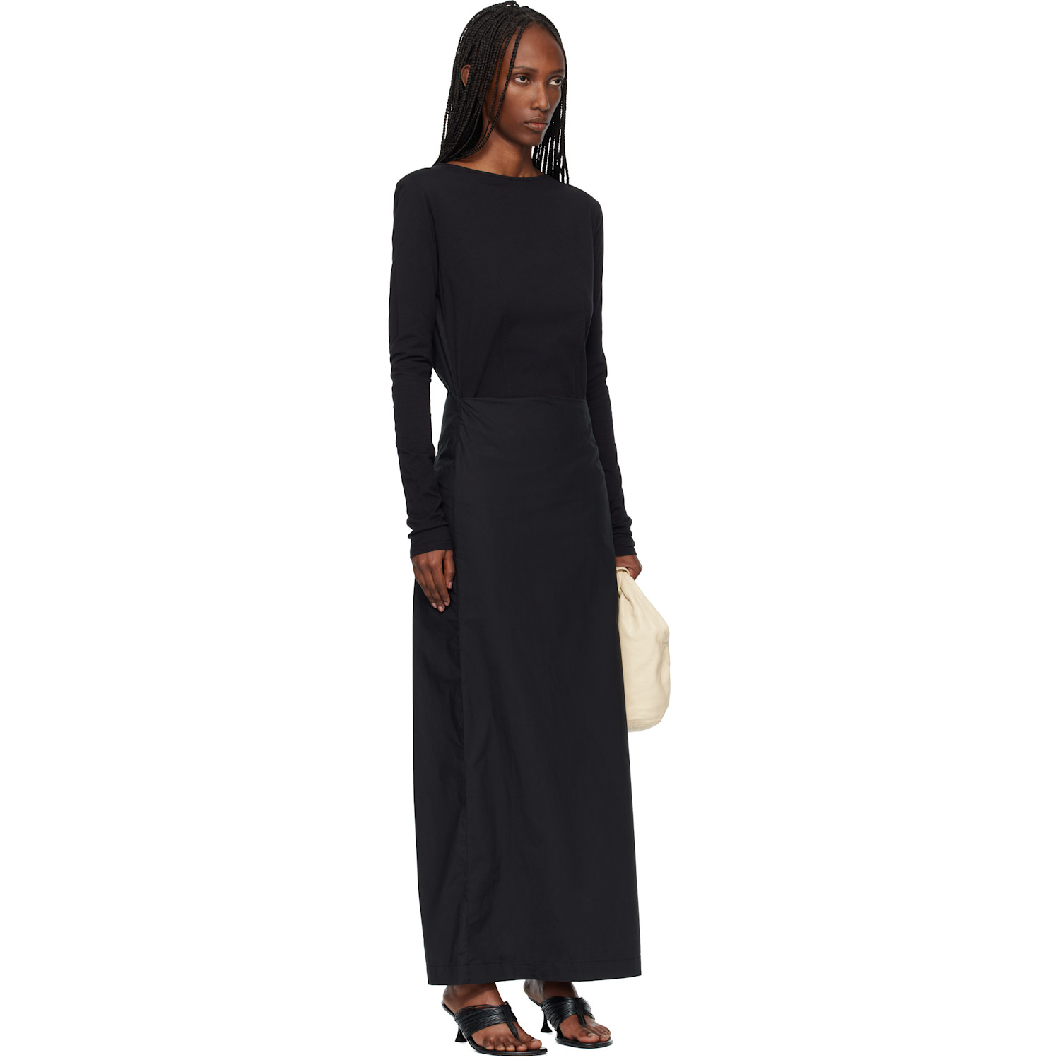  Our Legacy Black Twisted Maxi Dress 