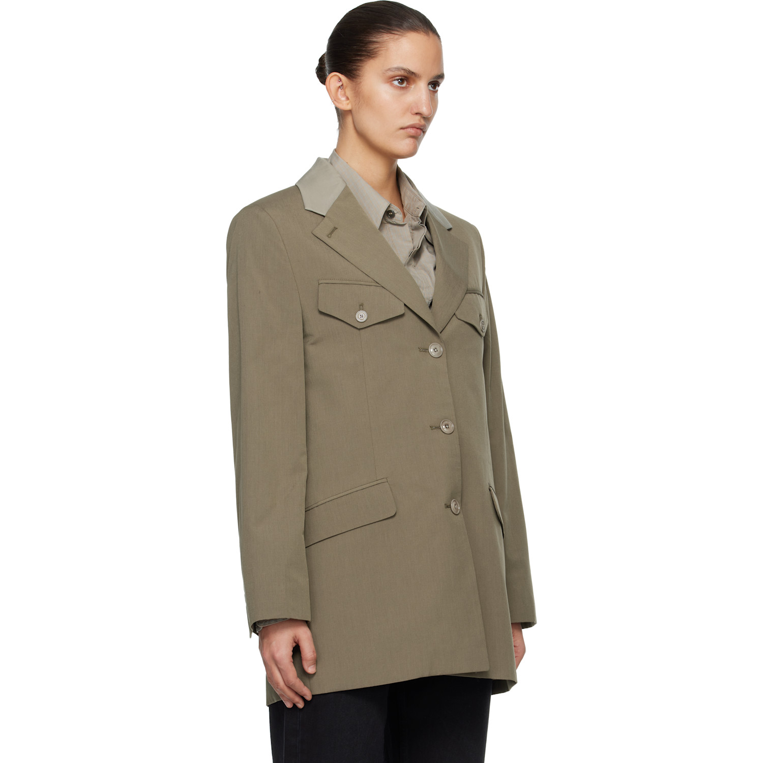  Our Legacy Khaki Cruise Blazer 
