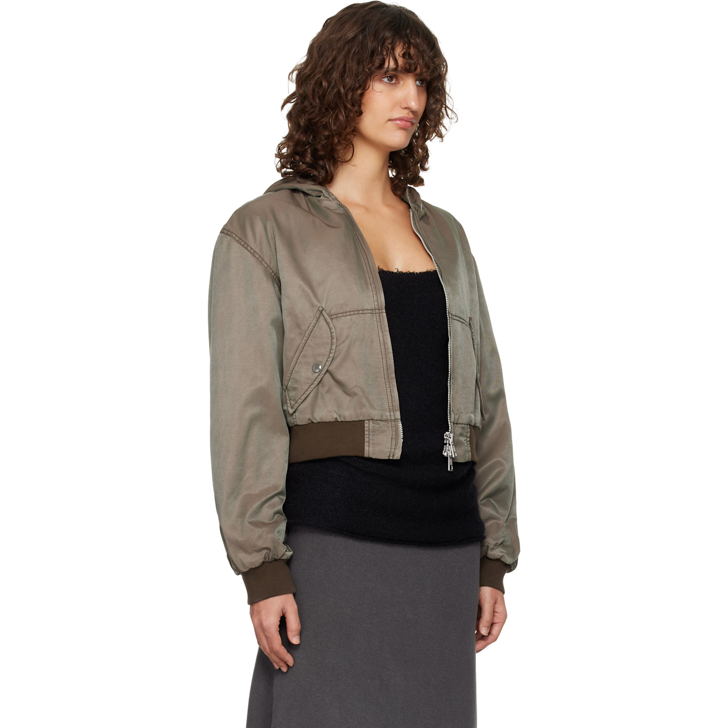  Our Legacy Khaki Coastal Bomber Jacket 