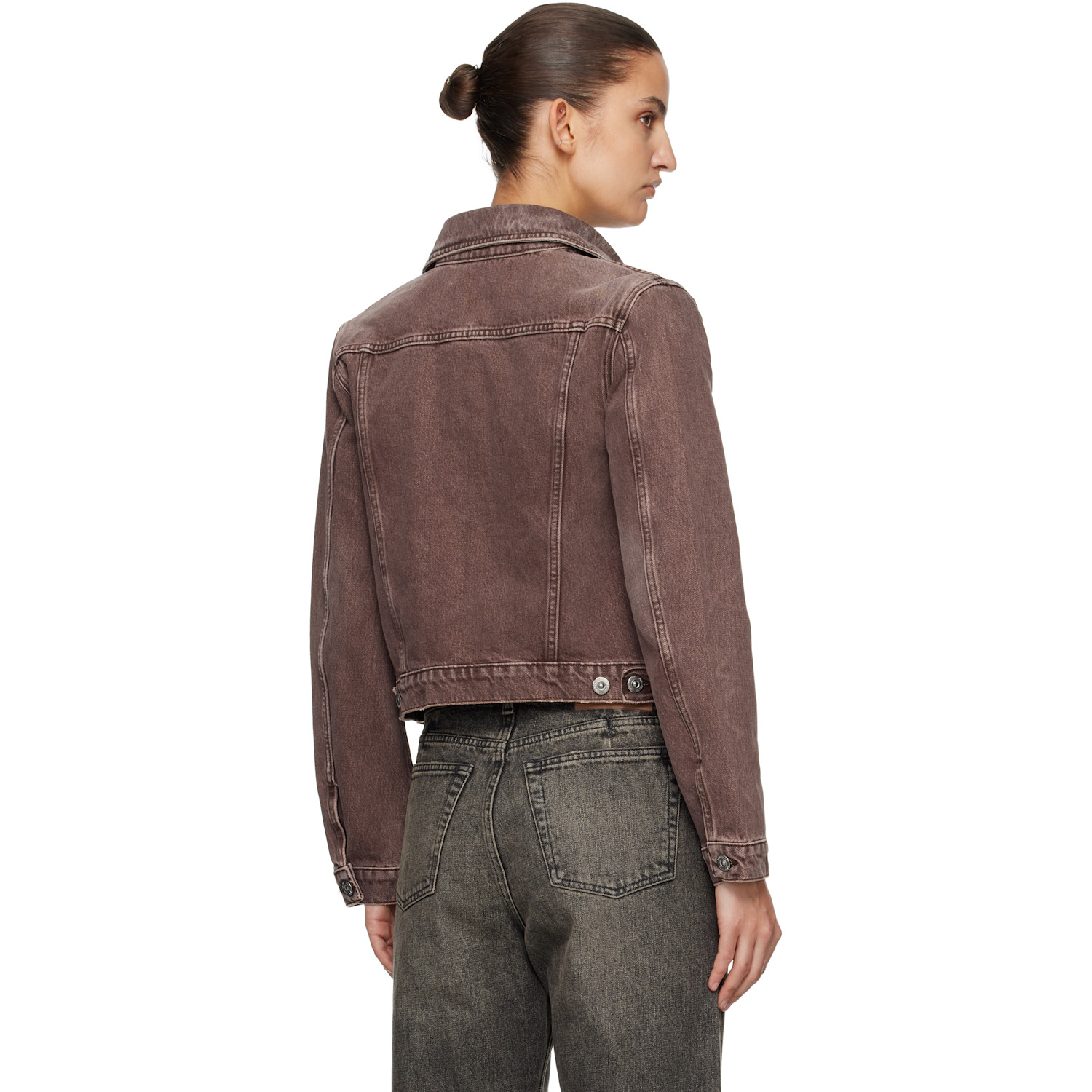  Our Legacy Brown Revive Denim Jacket 