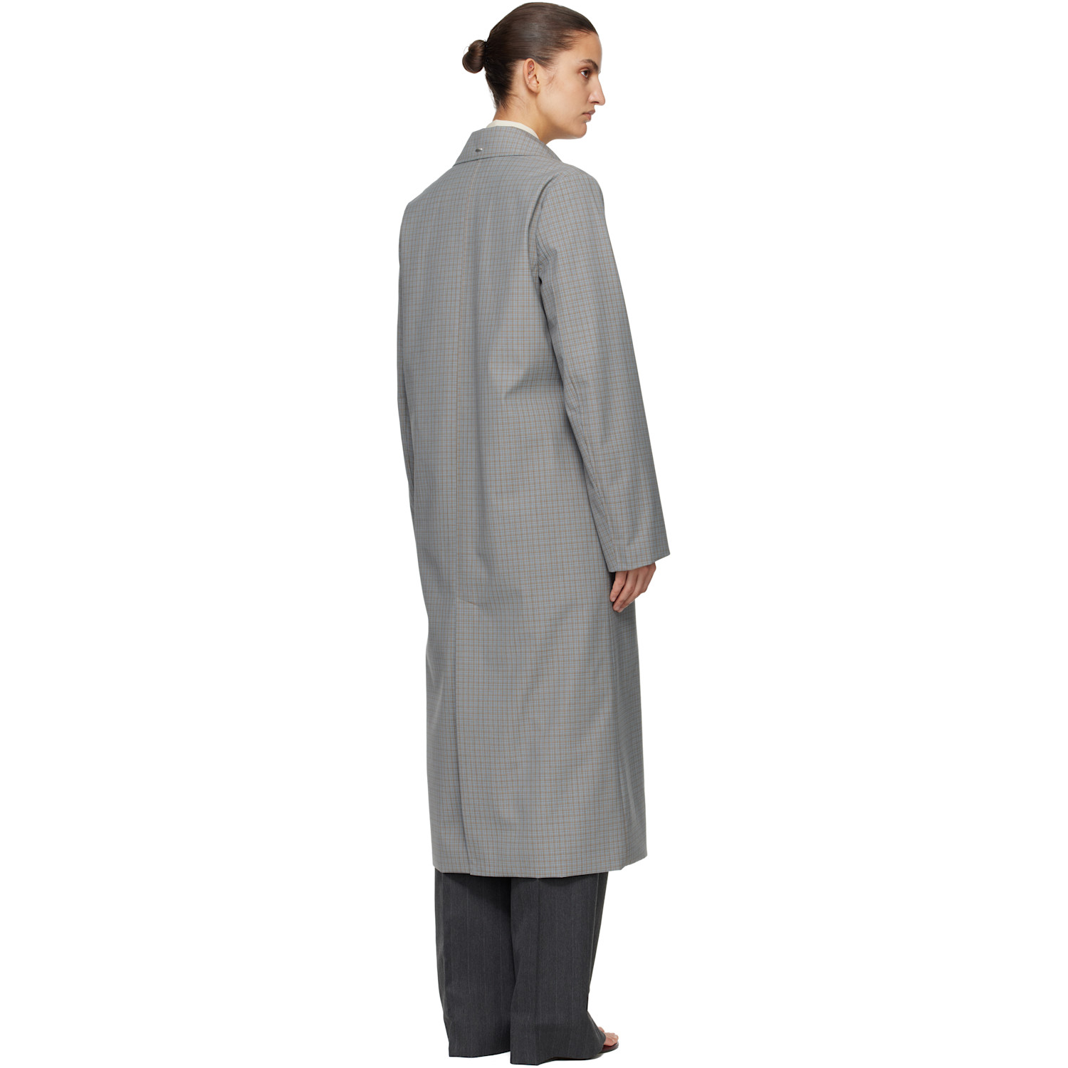  Our Legacy Gray & Blue Capital Coat 