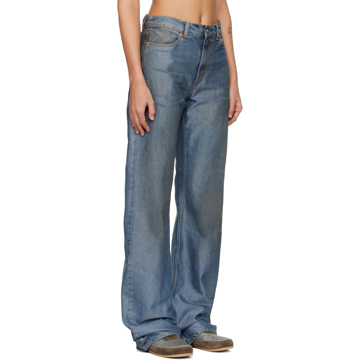  Our Legacy Blue Wata Cut Jeans 
