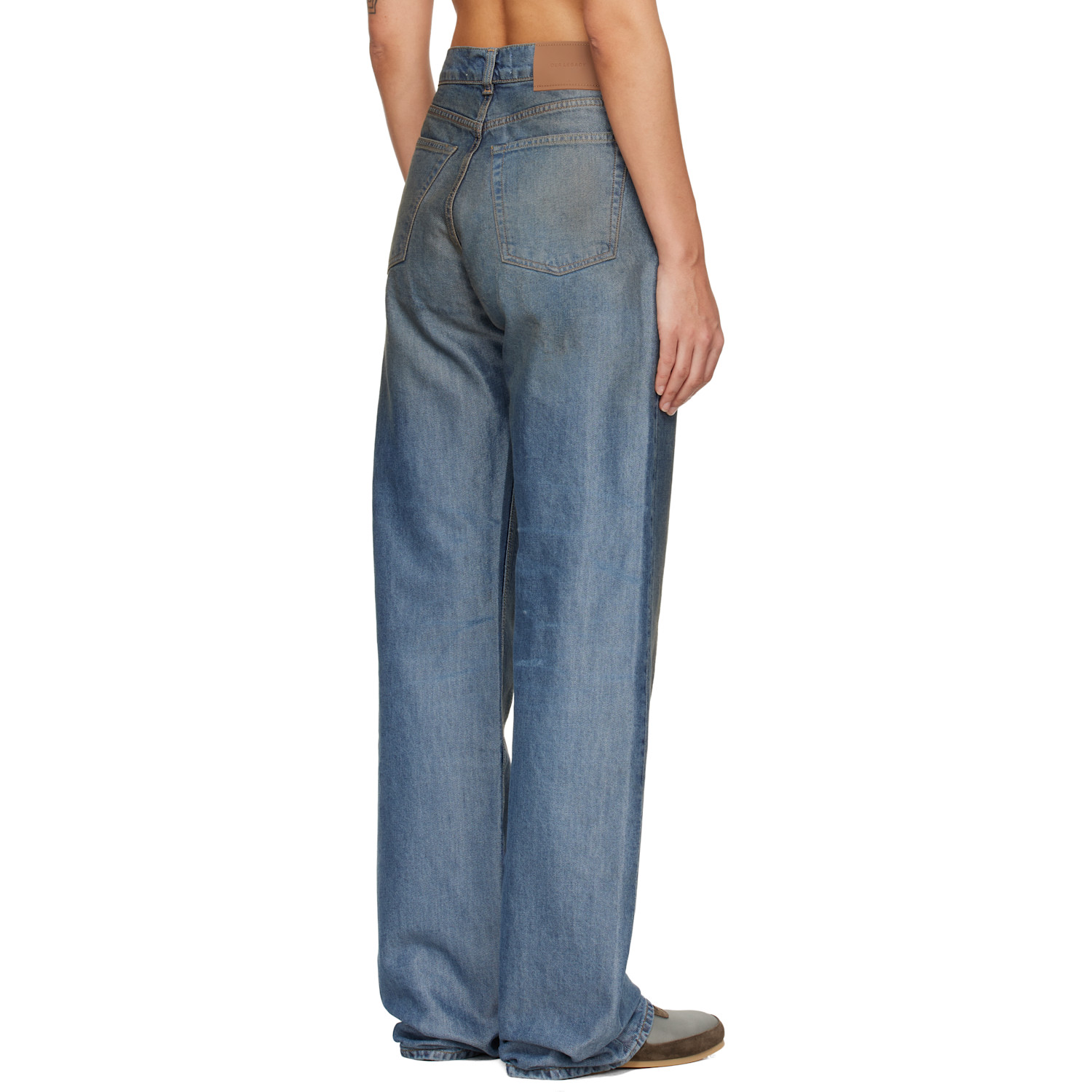  Our Legacy Blue Wata Cut Jeans 