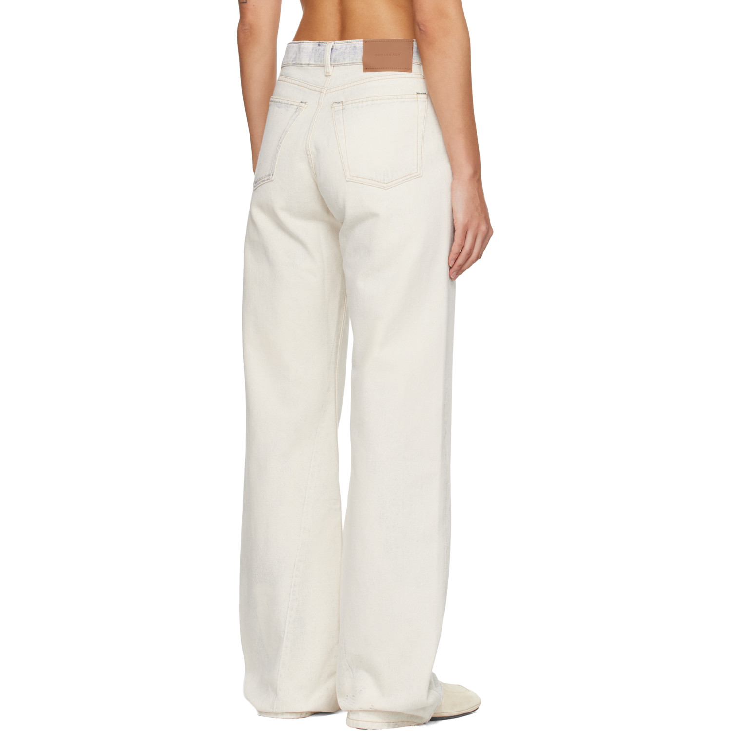  Our Legacy Off-white Wata Cut Jeans 