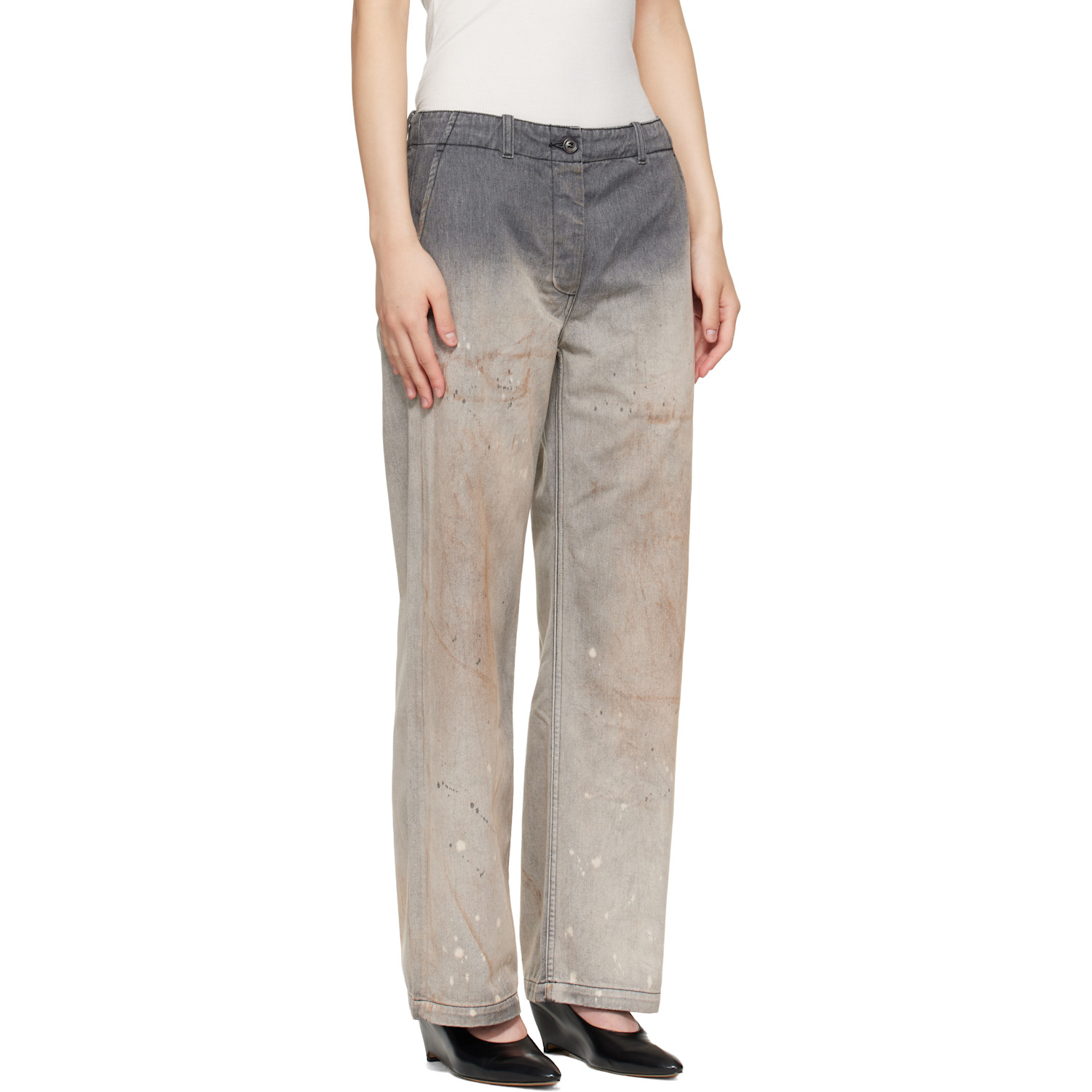  Our Legacy Gray Tide Chino Jeans 