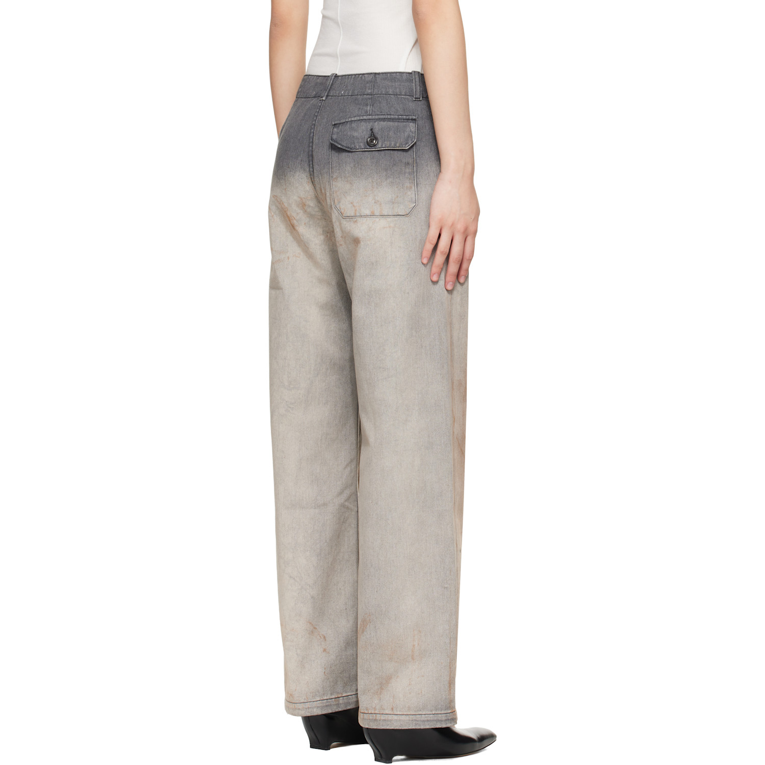  Our Legacy Gray Tide Chino Jeans 