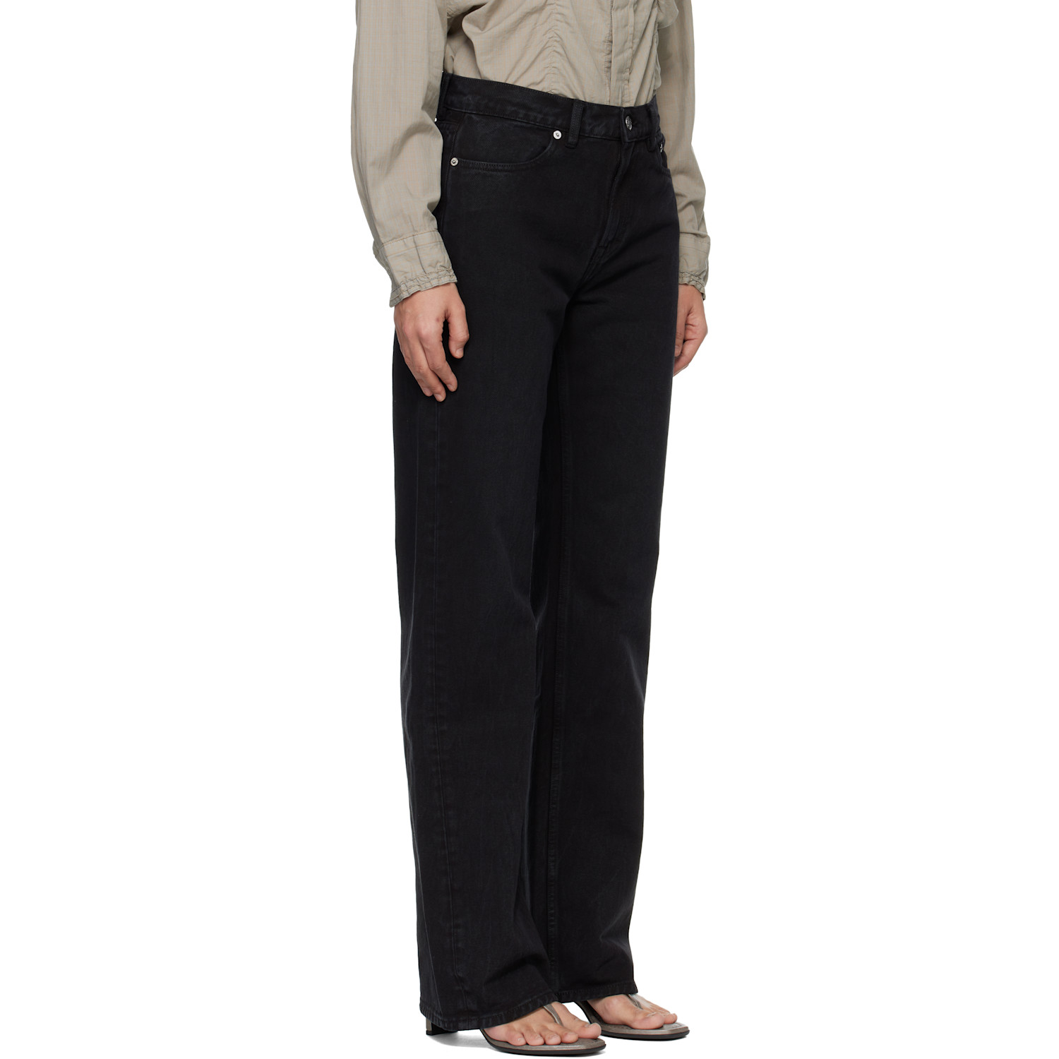  Our Legacy Black Wata Cut Jeans 