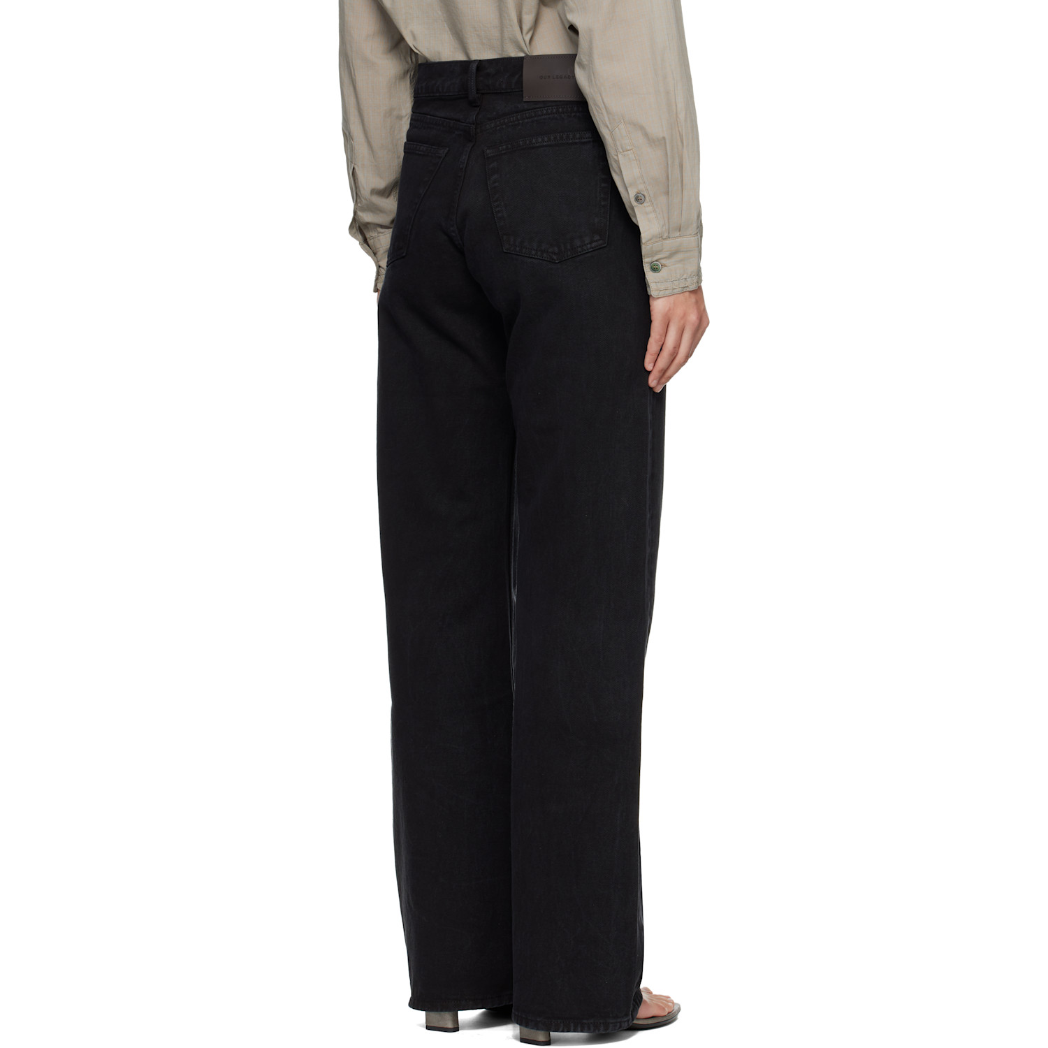  Our Legacy Black Wata Cut Jeans 