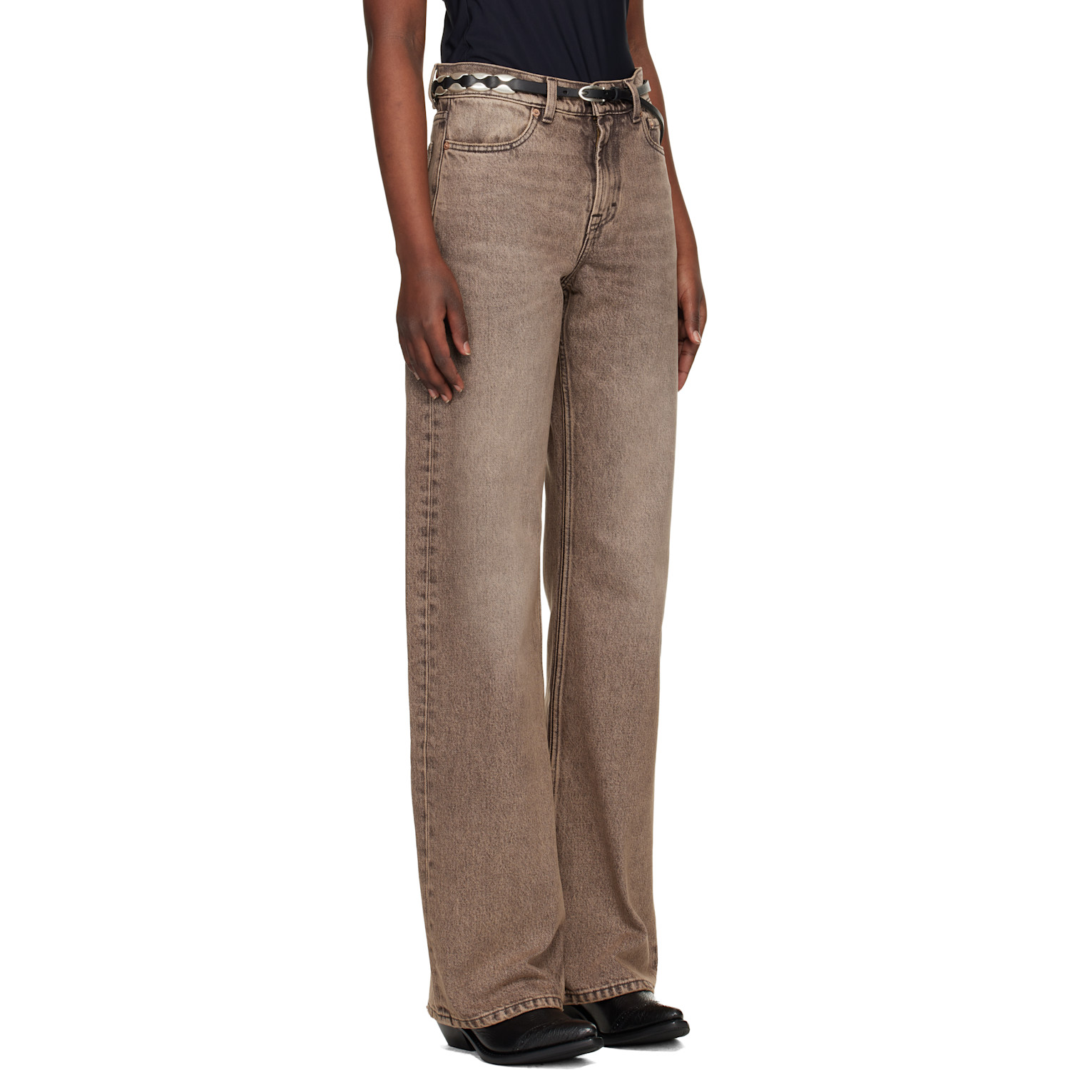  Our Legacy Tan Wata Cut Jeans 