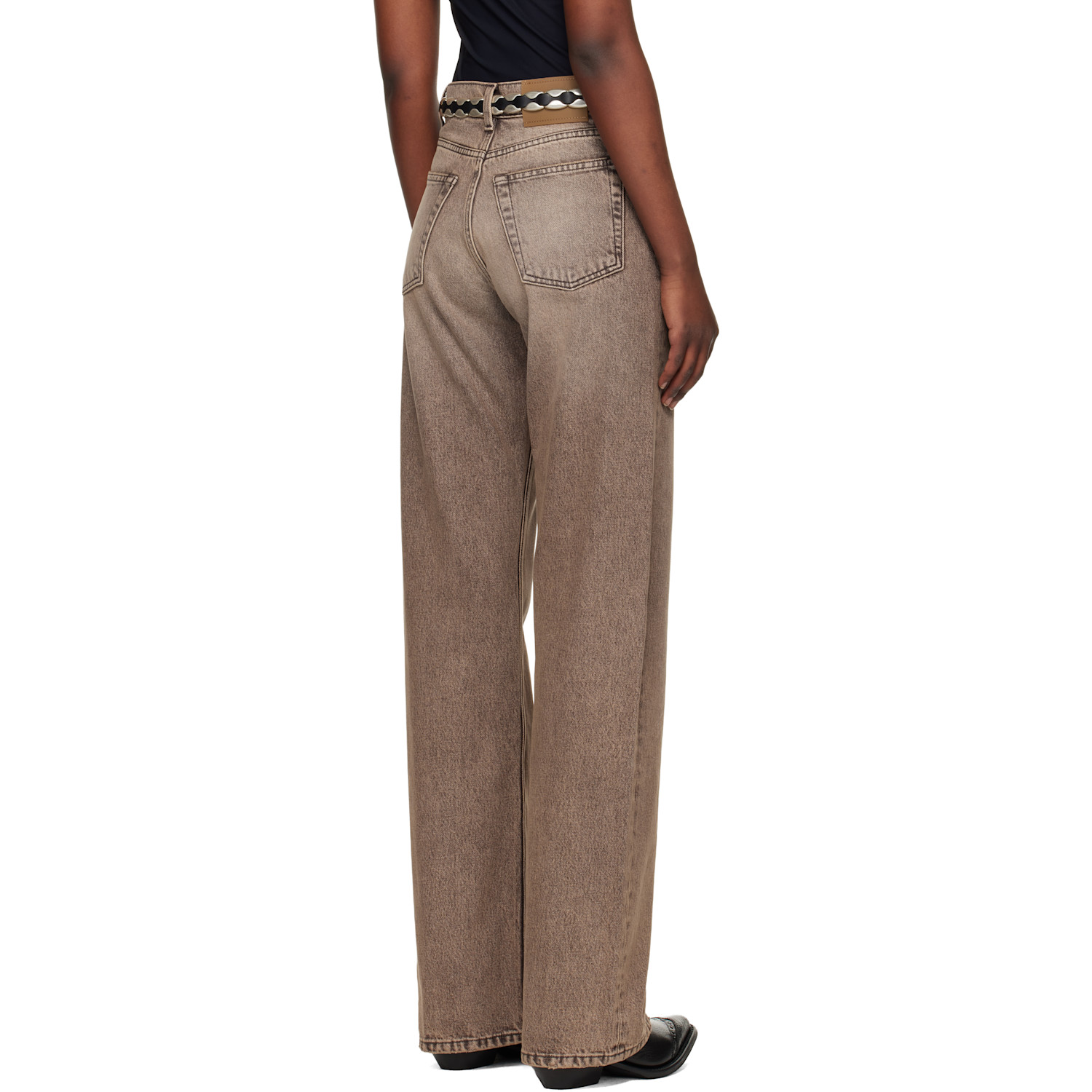  Our Legacy Tan Wata Cut Jeans 