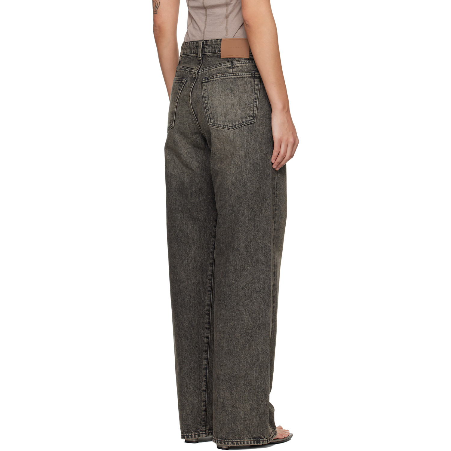  Our Legacy Gray Treble Cut Jeans 