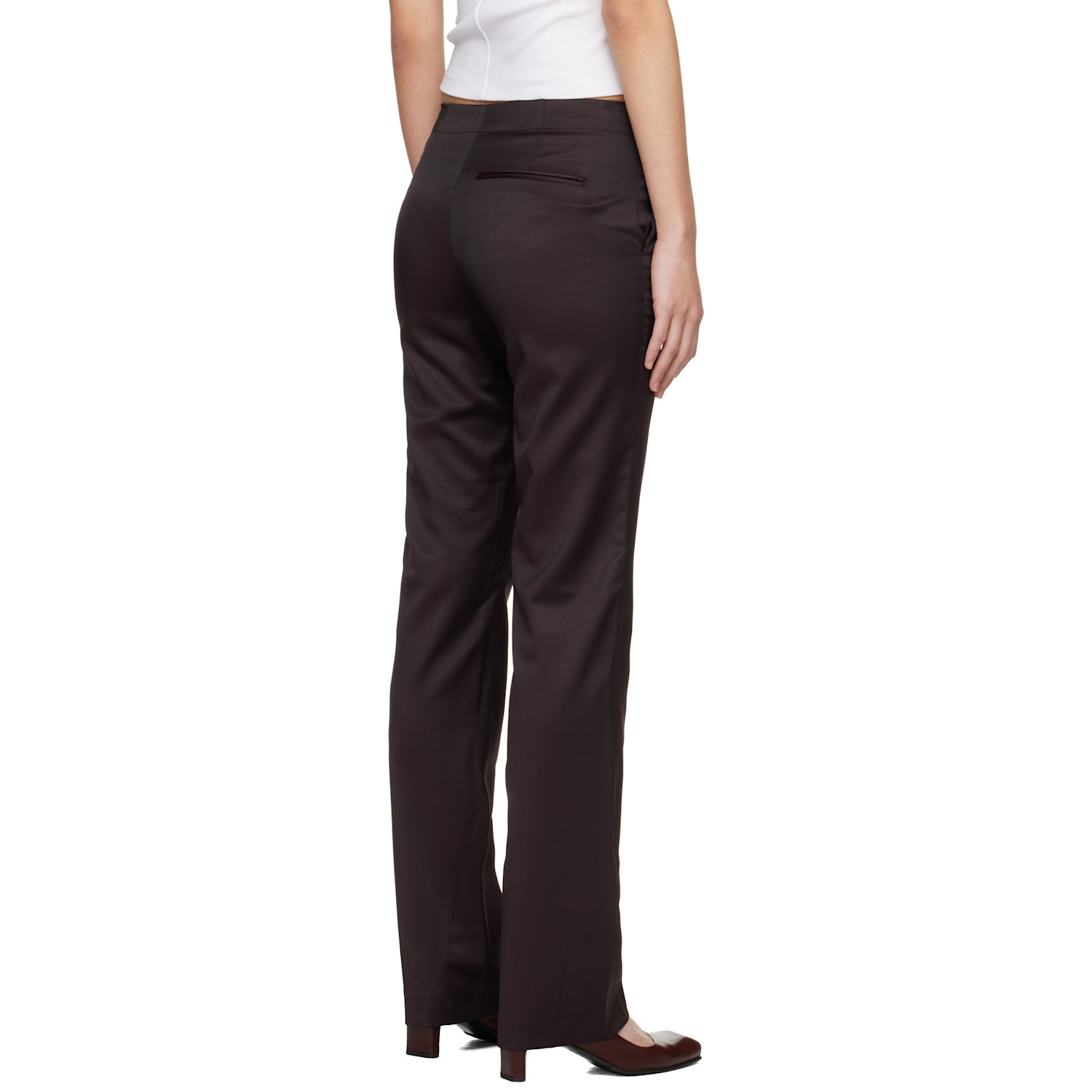  Our Legacy Burgundy Poise Trousers 