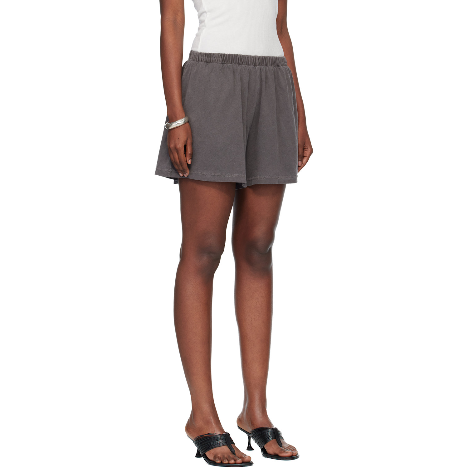  Our Legacy Gray Gored Shorts 
