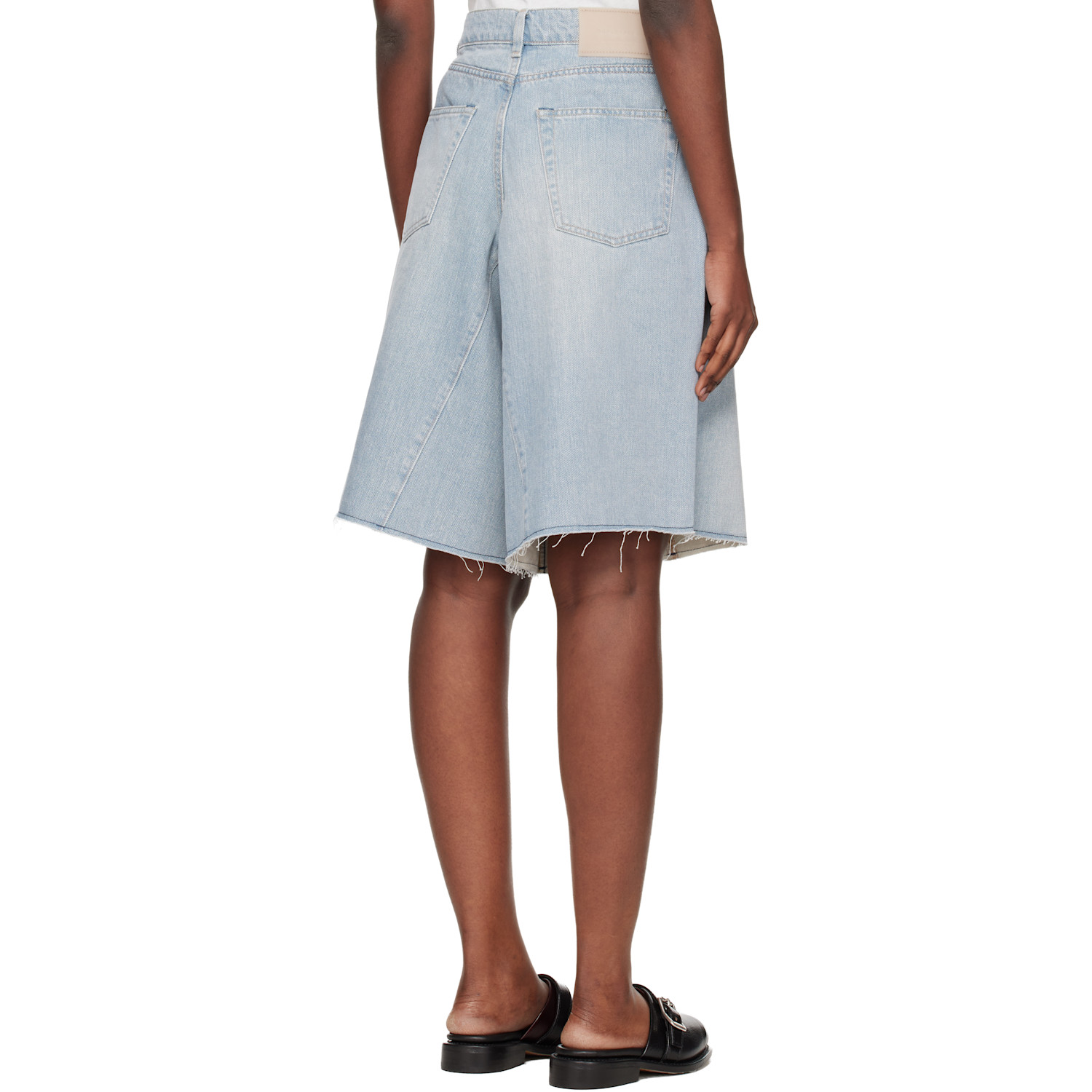  Our Legacy Blue Midi Denim Shorts 