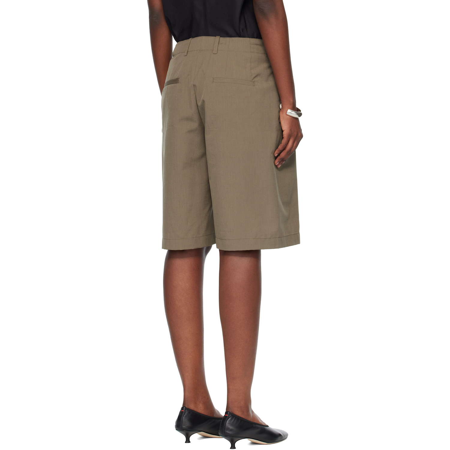  Our Legacy Khaki Ponte Shorts 