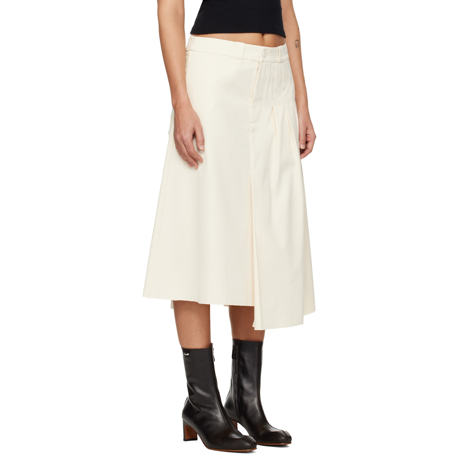  Our Legacy Off-white Origami Midi Skirt 