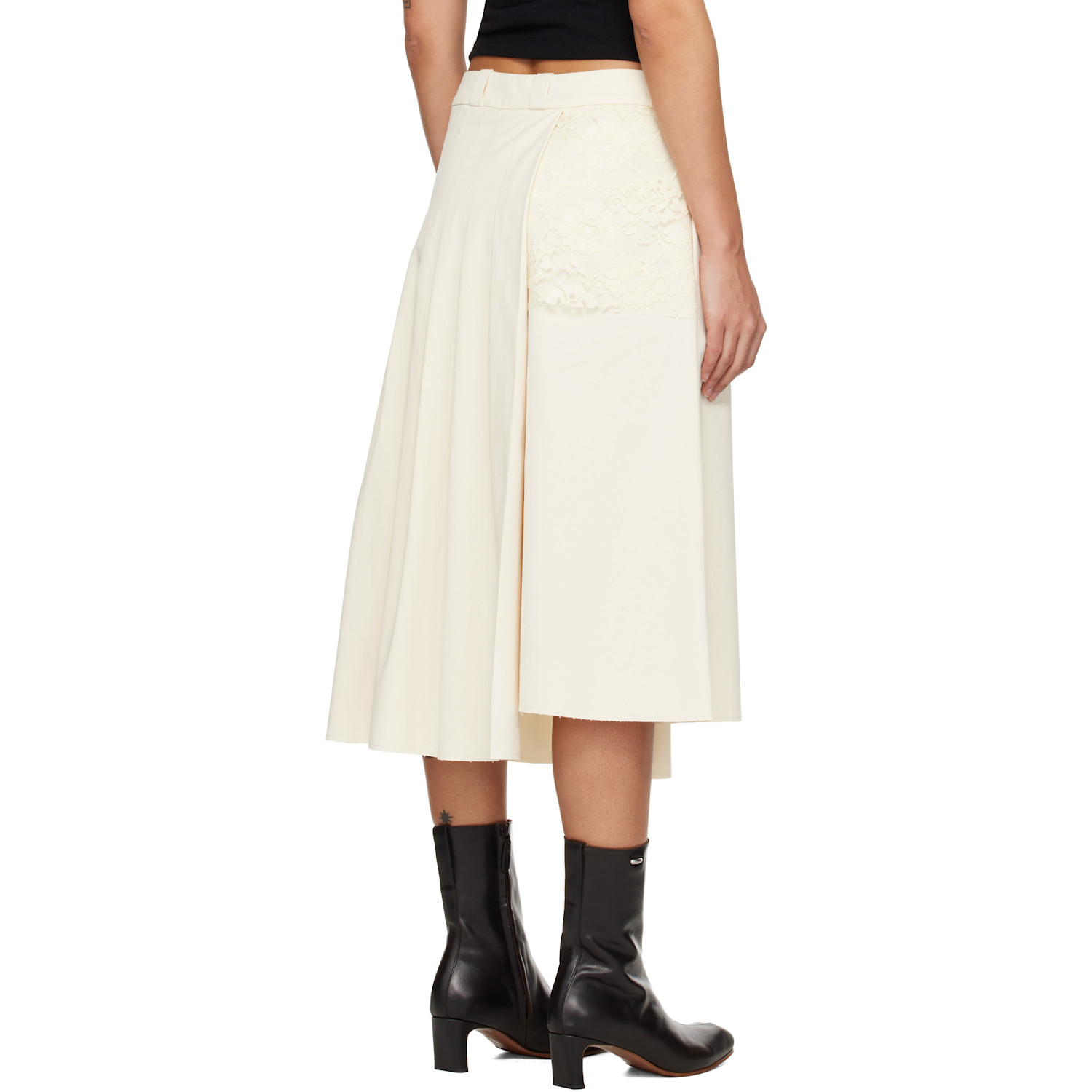  Our Legacy Off-white Origami Midi Skirt 