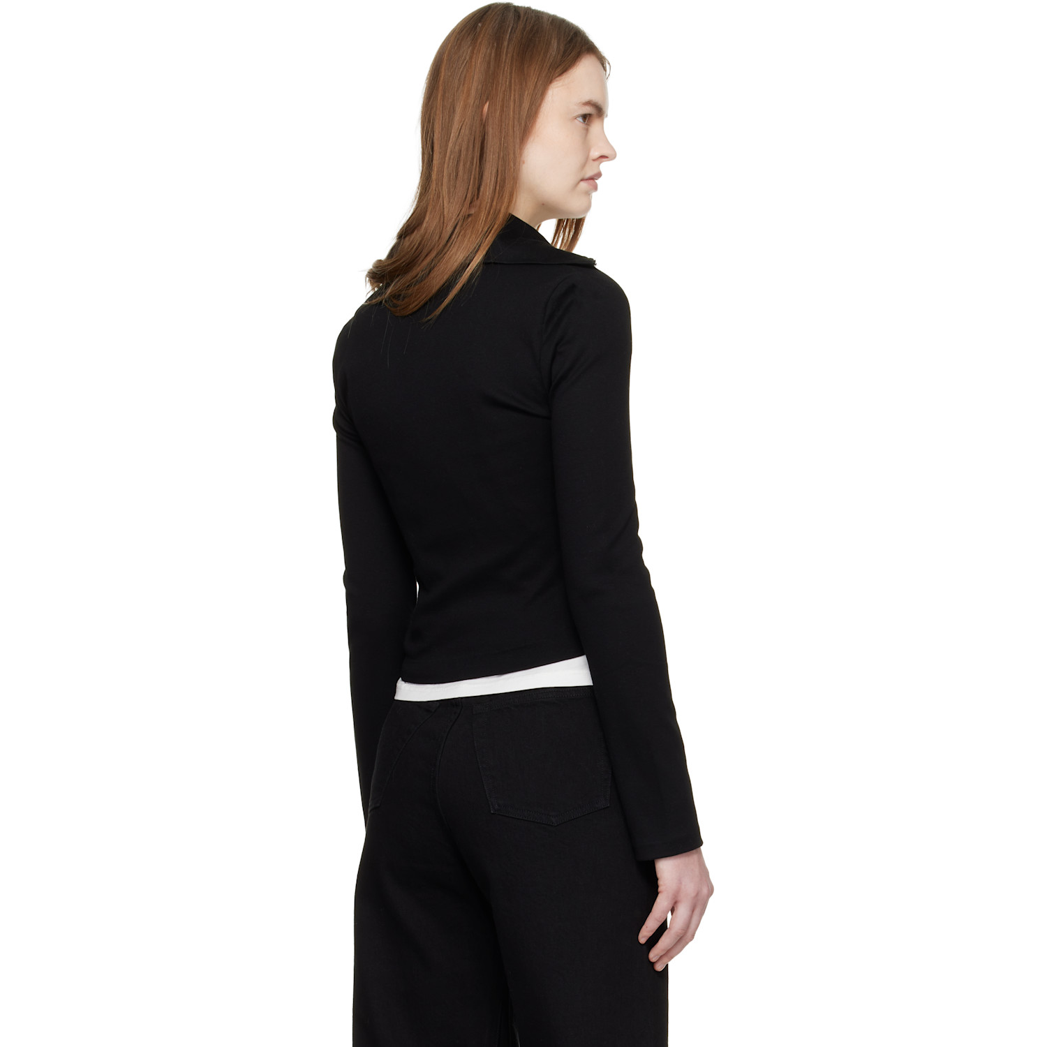  Our Legacy Black Slim Zip Longsleeve Jacket 