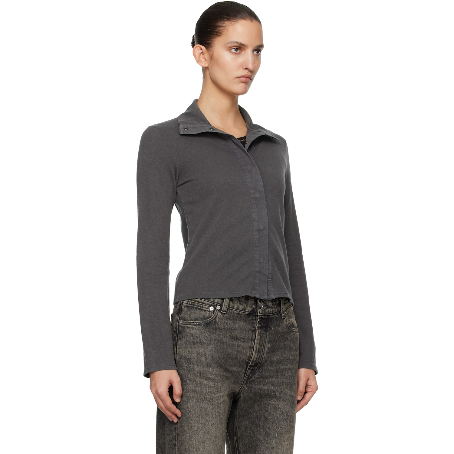  Our Legacy Gray Tornado Cardigan 