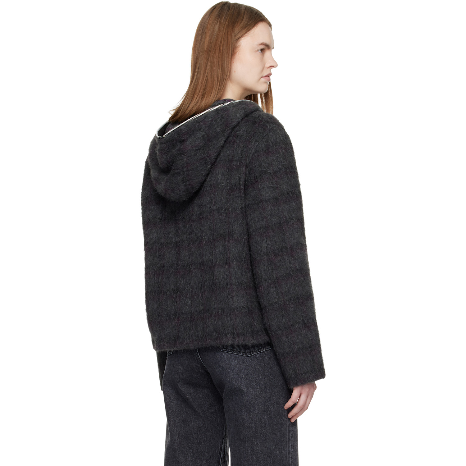  Our Legacy Gray Full Zip Hood Jacket 