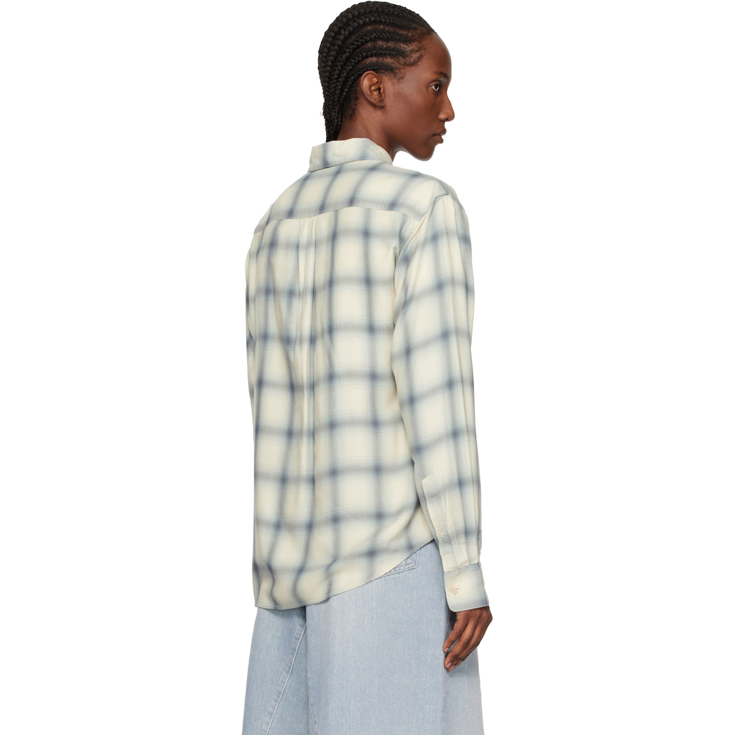  Our Legacy Off-white & Gray Forever Shirt 