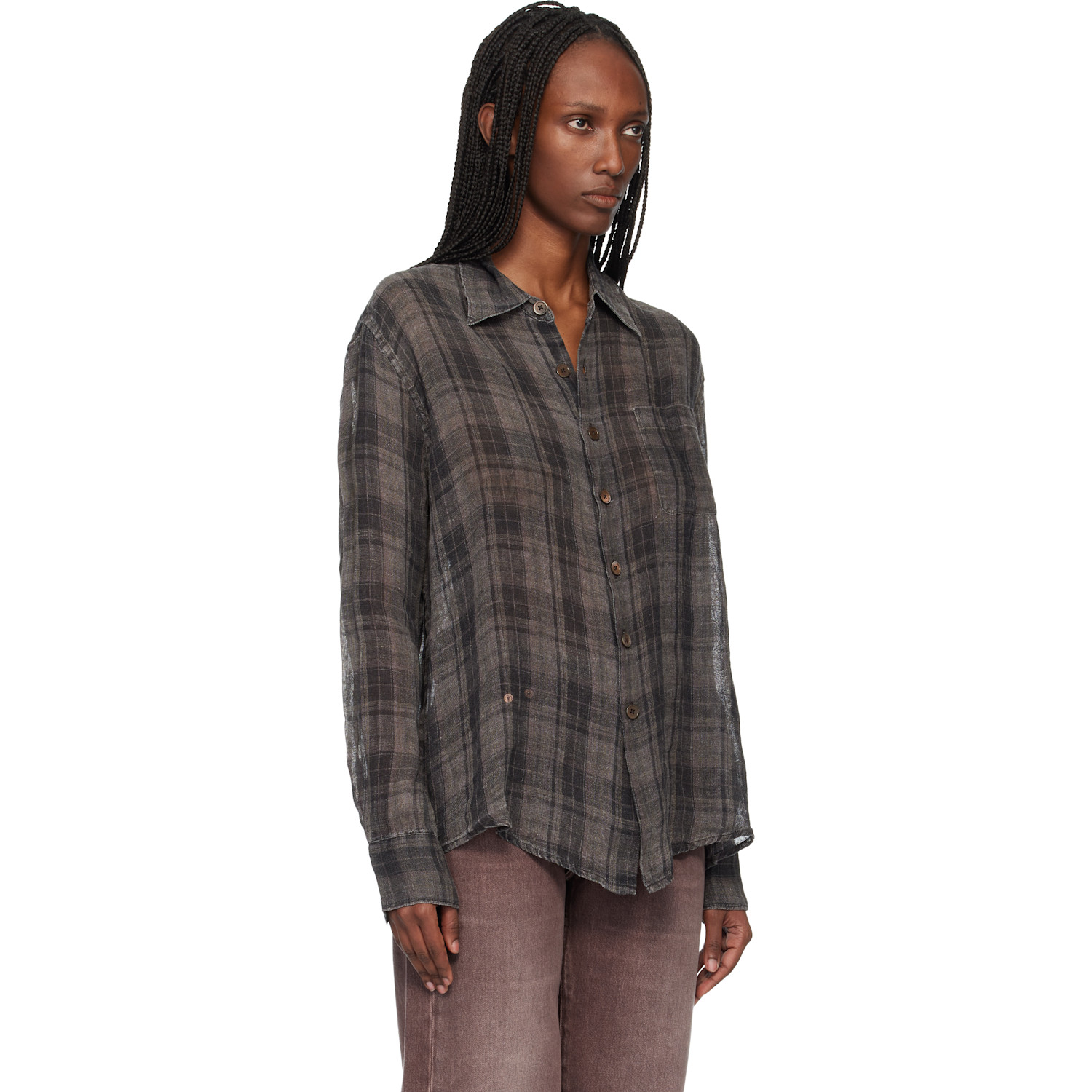  Our Legacy Brown Above Shirt 