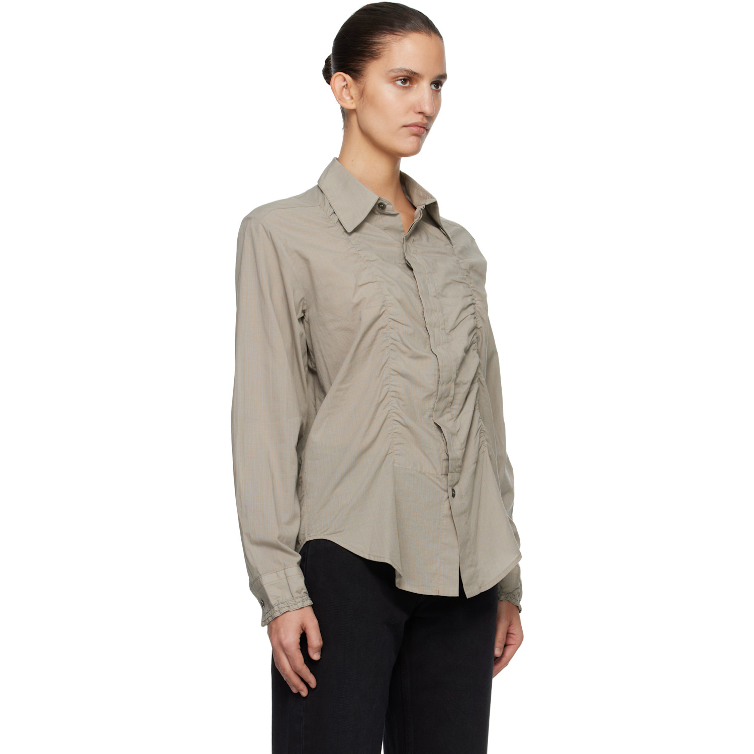  Our Legacy Gray Jumble Shirt 