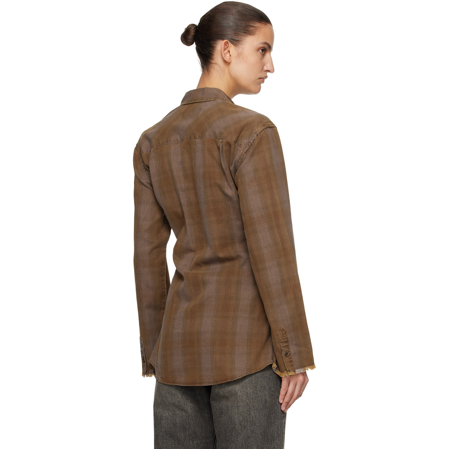  Our Legacy Brown Daisy Shirt 