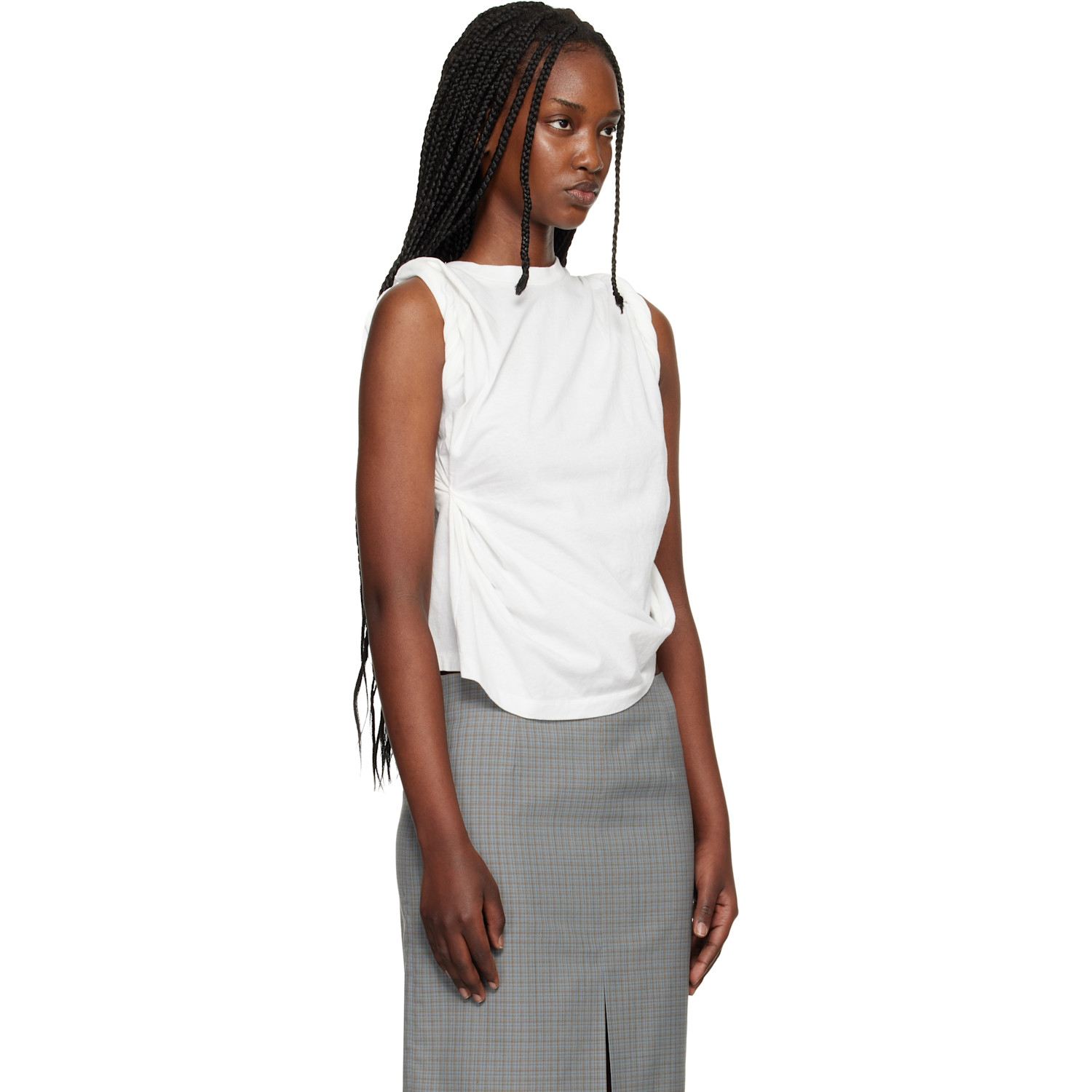  Our Legacy White Twisted T-shirt 
