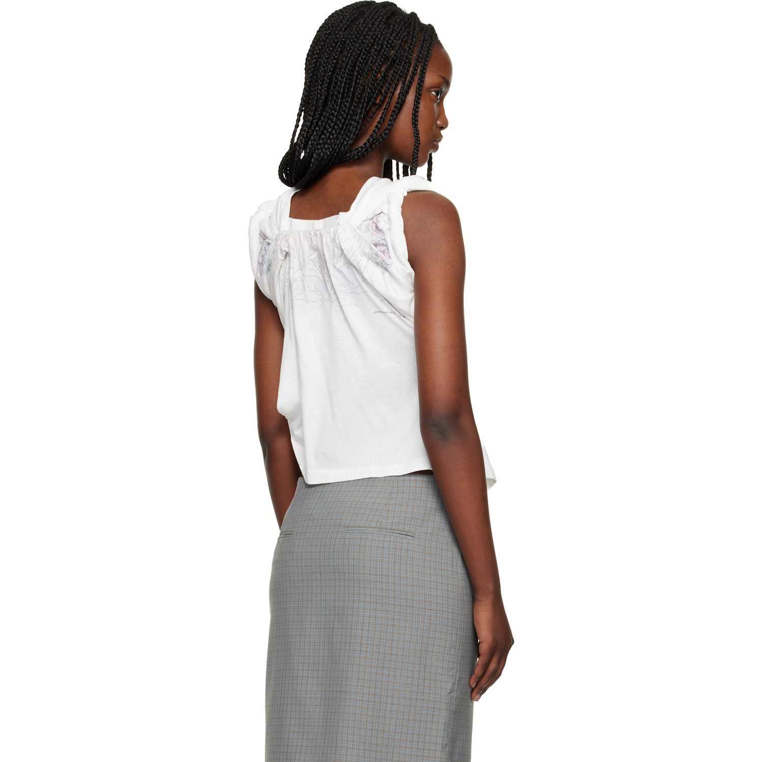  Our Legacy White Twisted T-shirt 