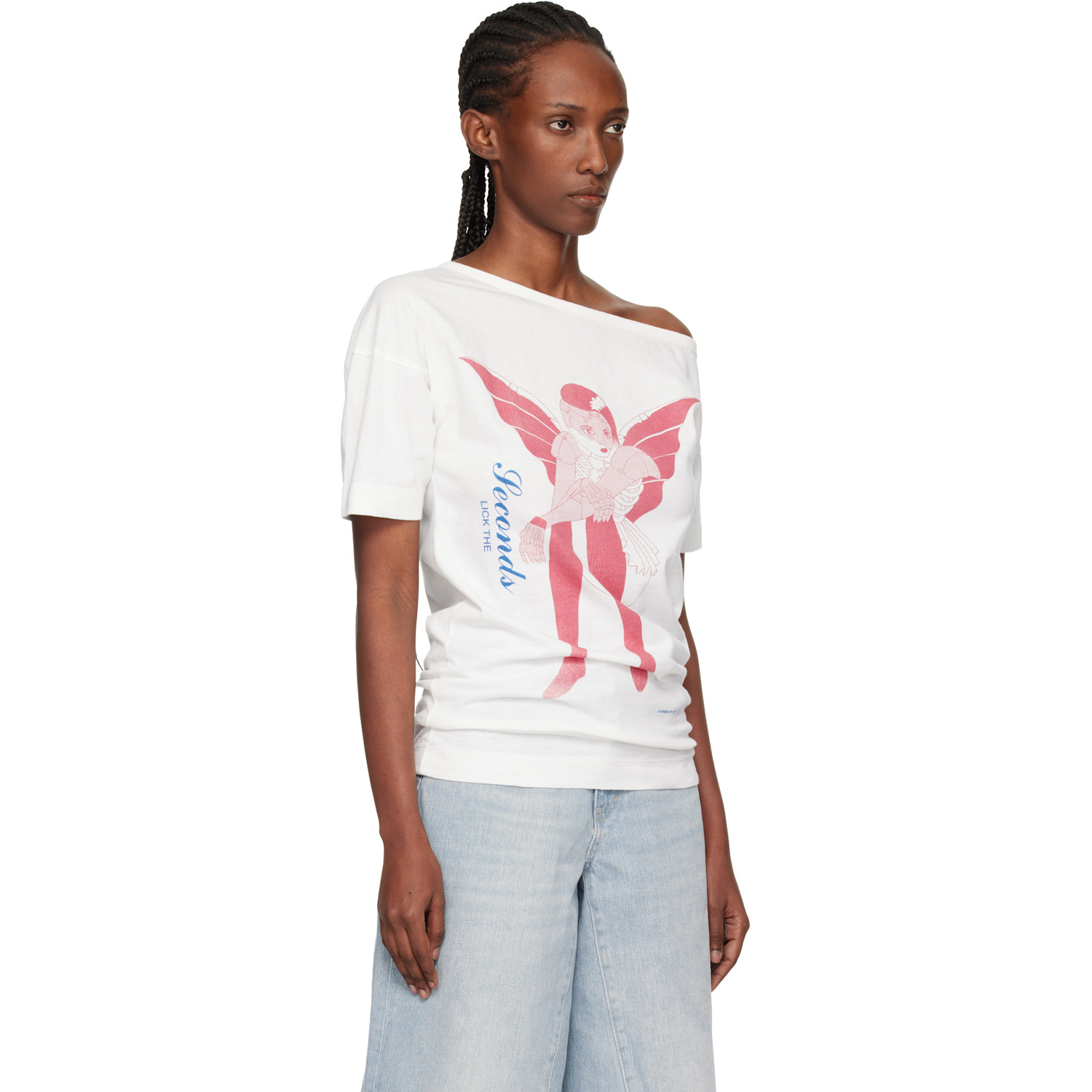  Our Legacy Off-white Slant T-shirt 