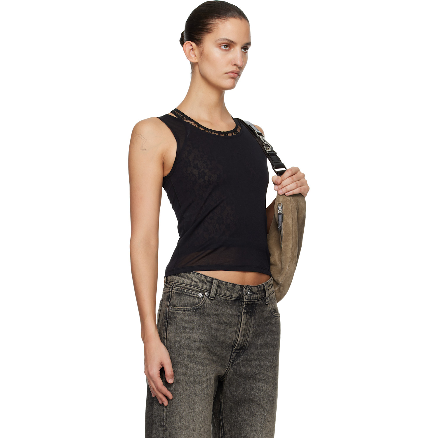  Our Legacy Black Swim Tank Top 