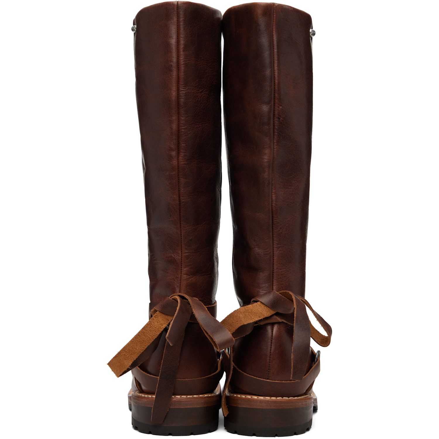 Our Legacy Tan High Engine Tall Boot 
