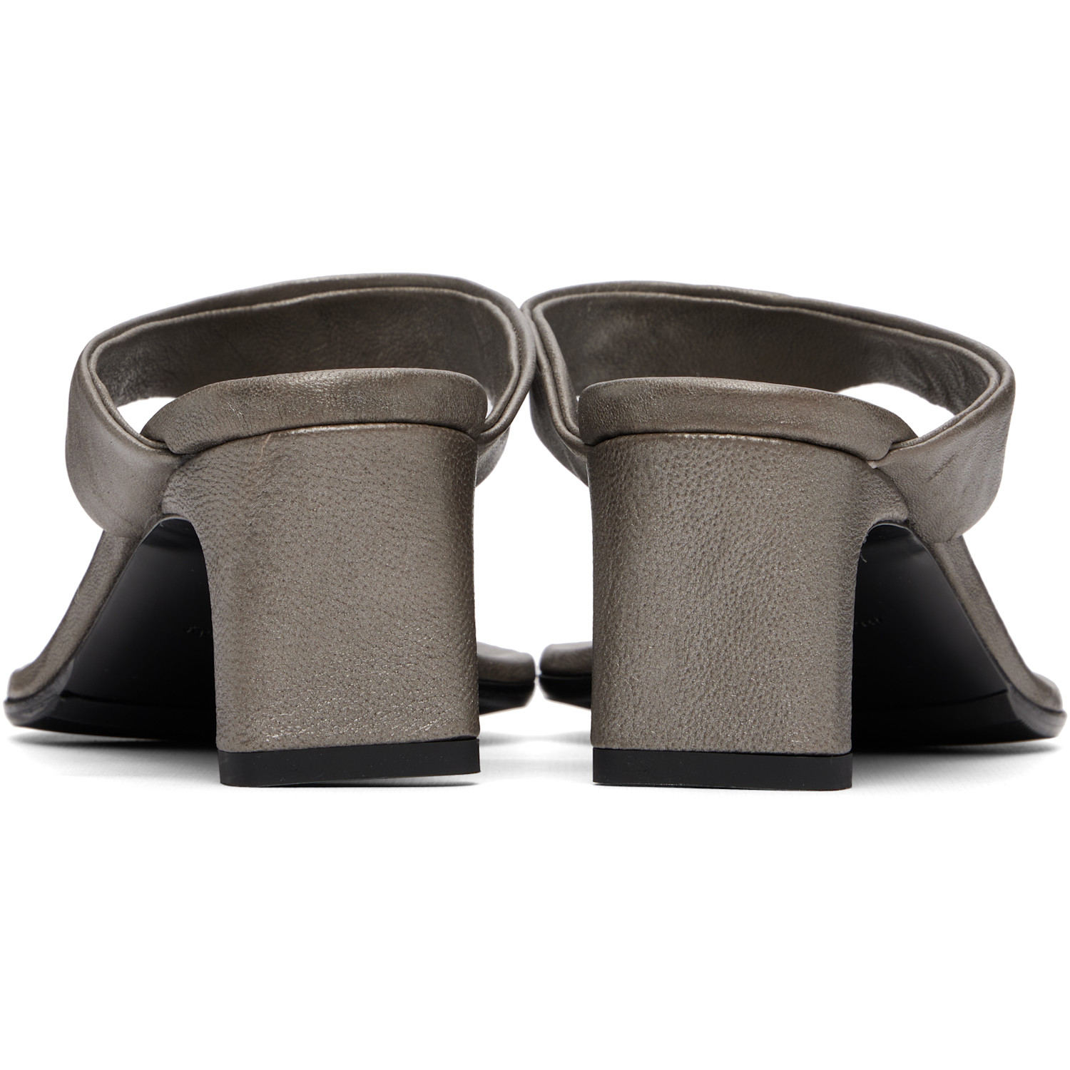  Our Legacy Gray Karasu Heeled Sandals 