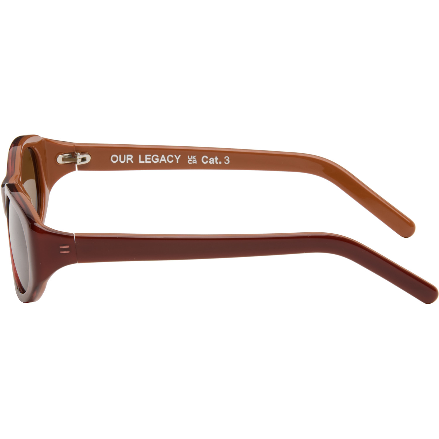  Our Legacy Brown Unwound Sunglasses 