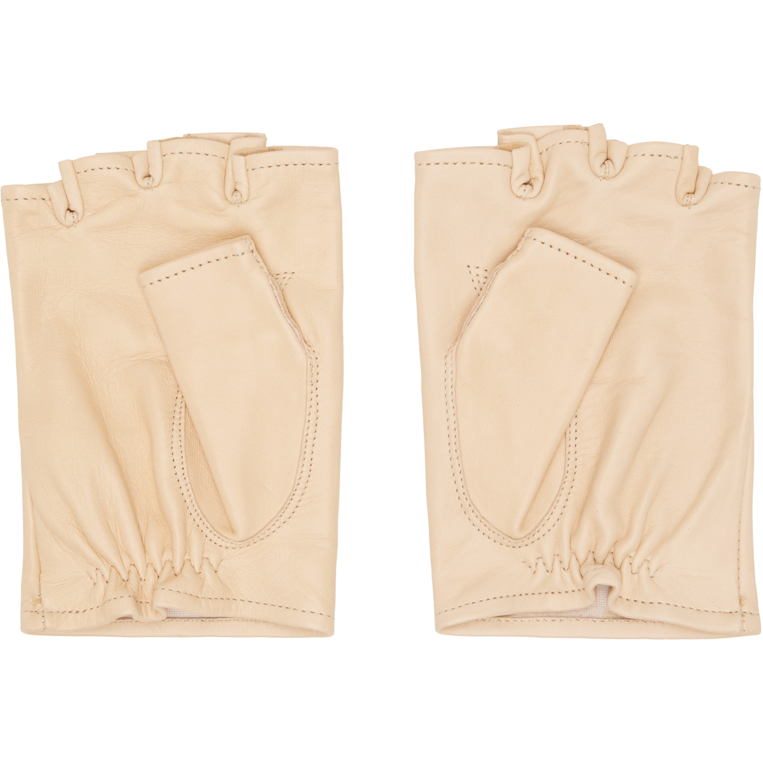  Our Legacy Beige Biker Gloves 