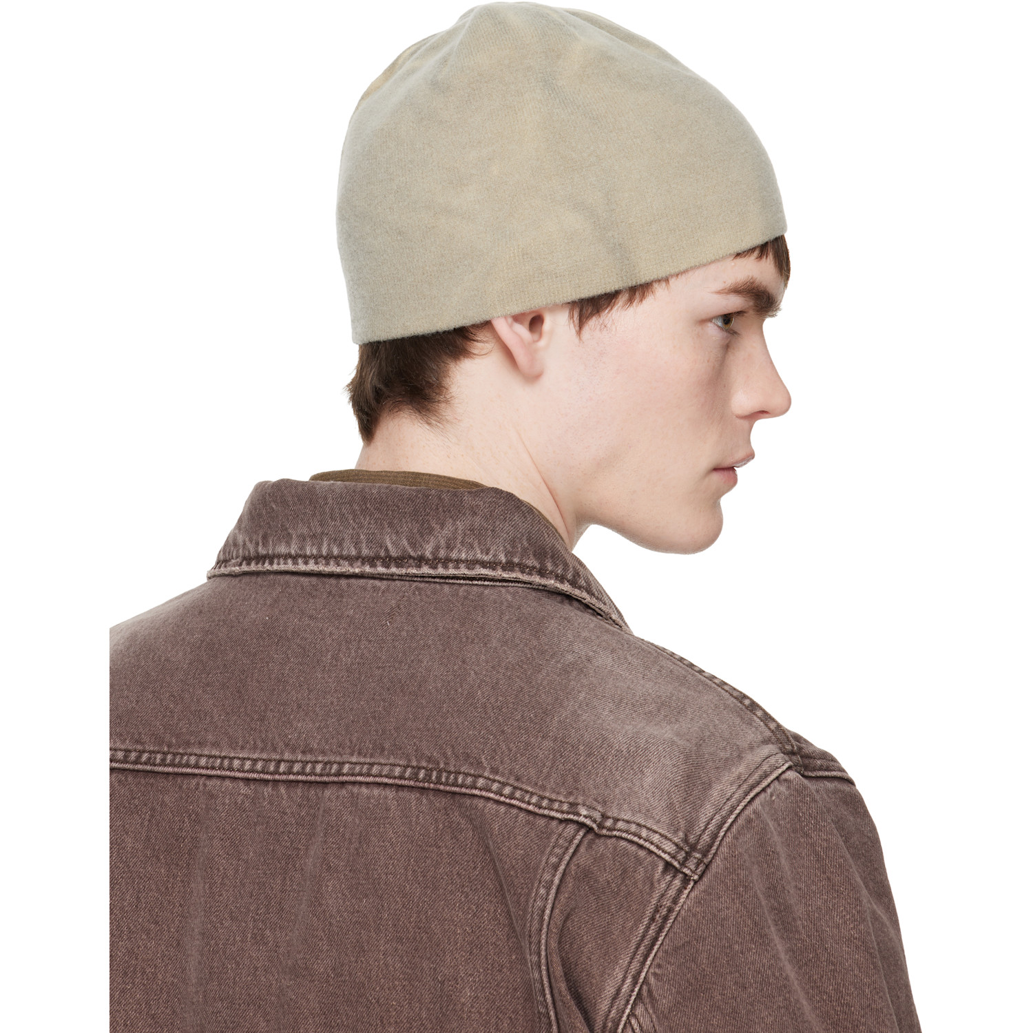  Our Legacy Gray Spray-dyed Beanie 