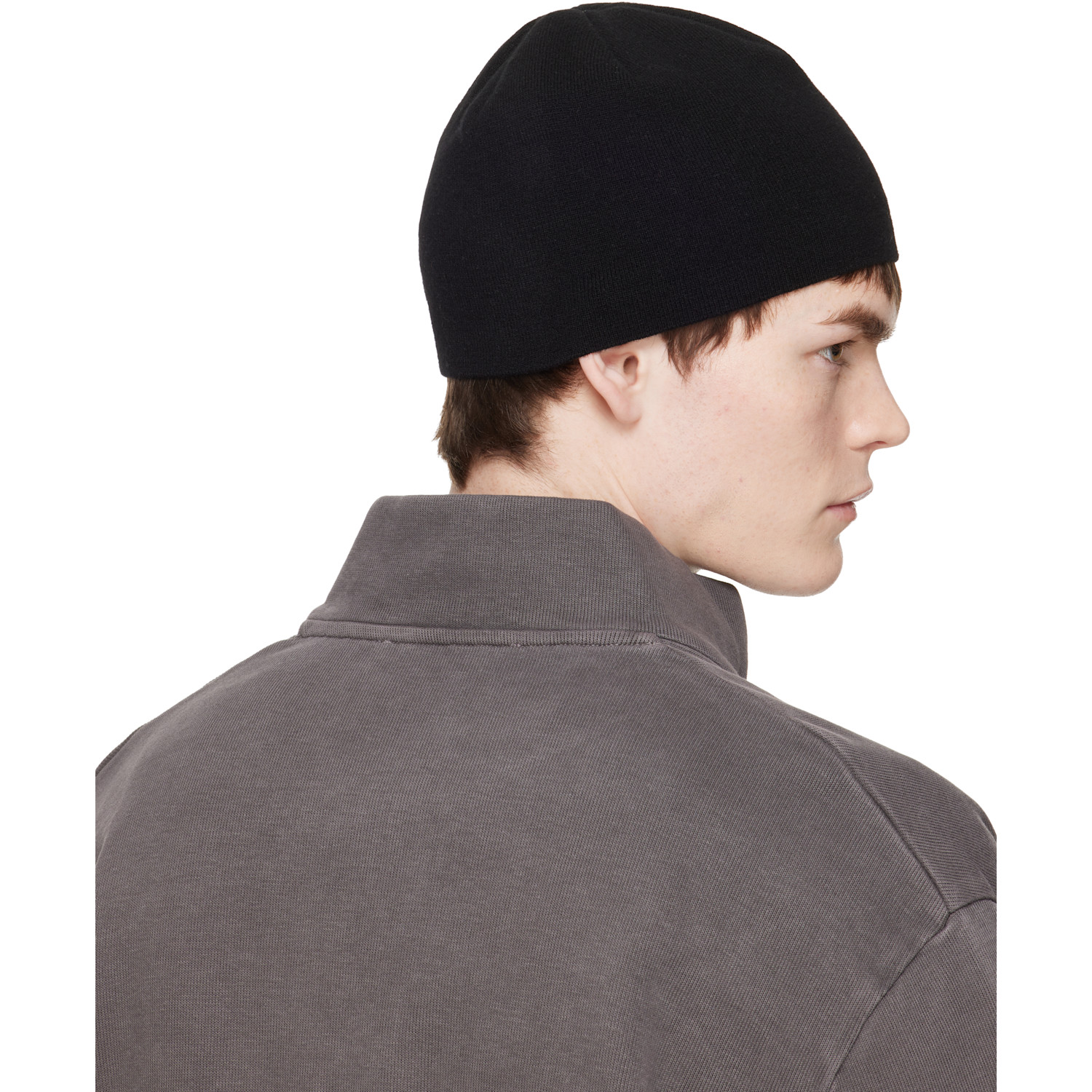  Our Legacy Black Merino Wool Beanie 