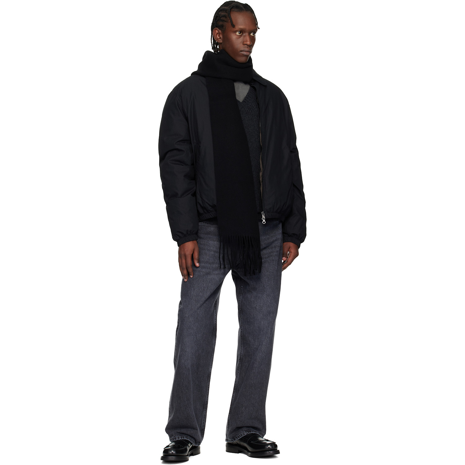  Our Legacy Black Estate Scarf 