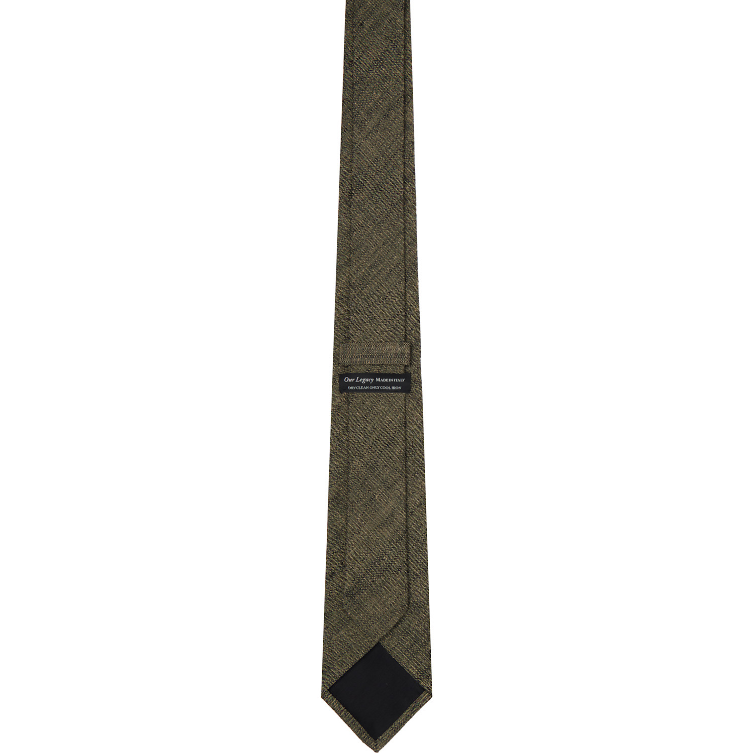  Our Legacy Brown Linen Tie 