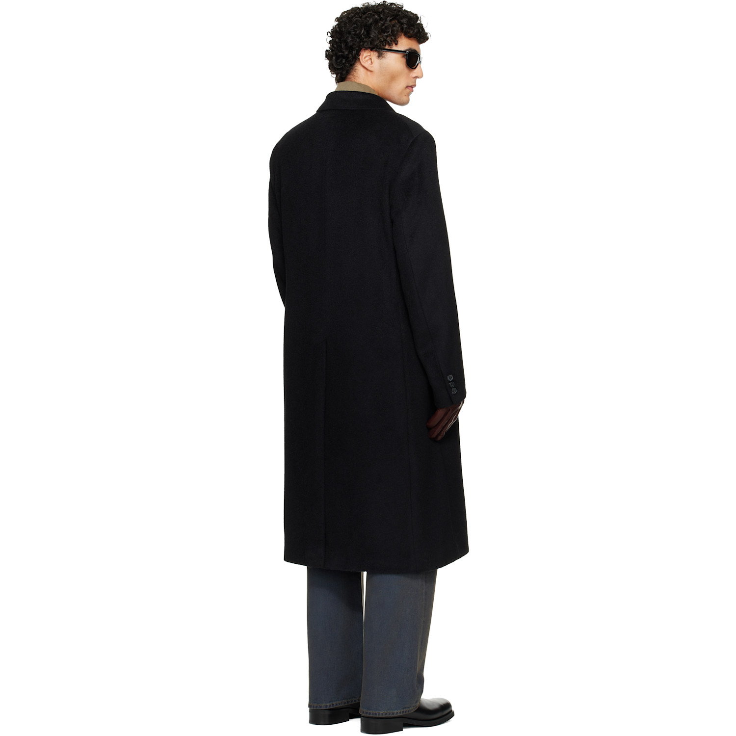  Our Legacy Black Whale Coat 