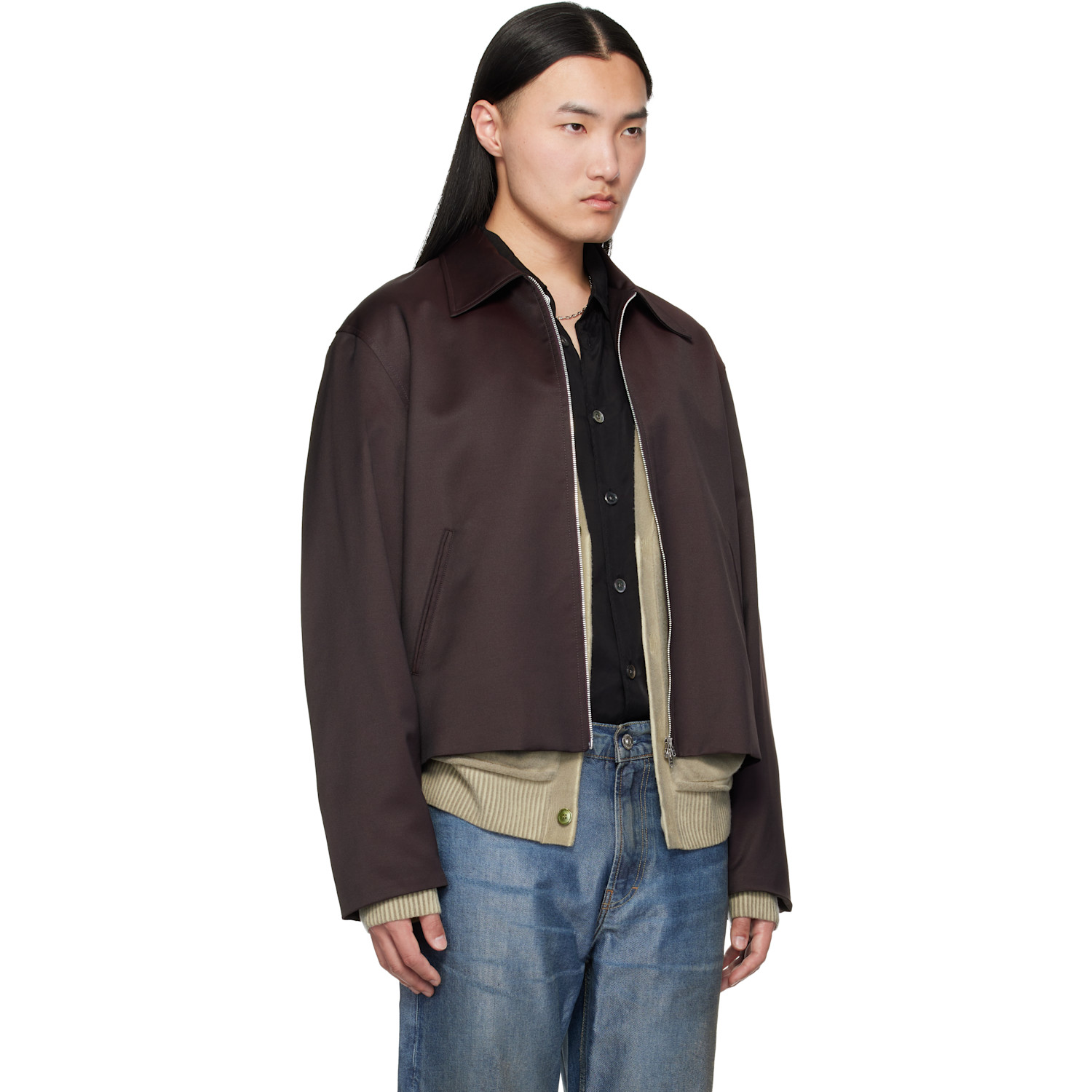  Our Legacy Brown Mini Jacket 