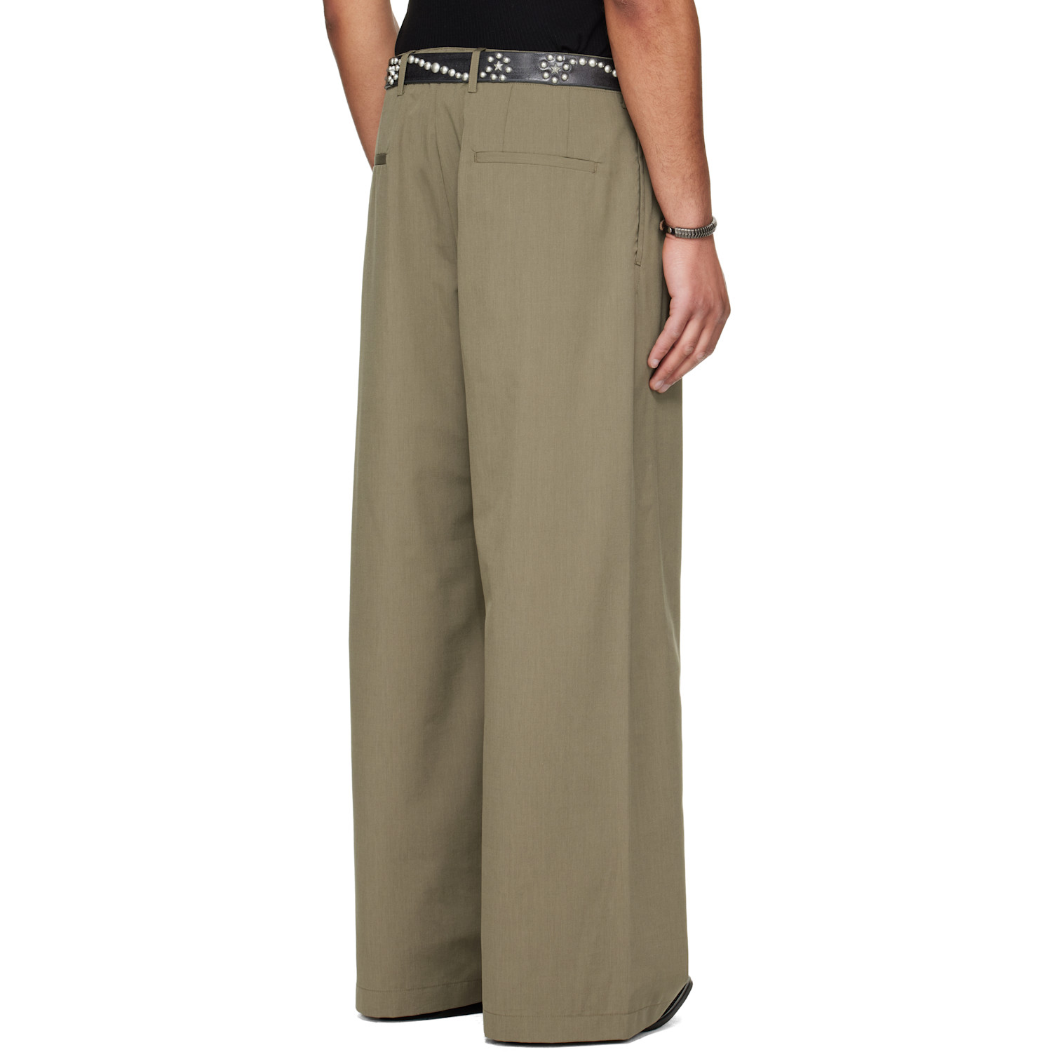  Our Legacy Khaki Bridge Chino Trousers 