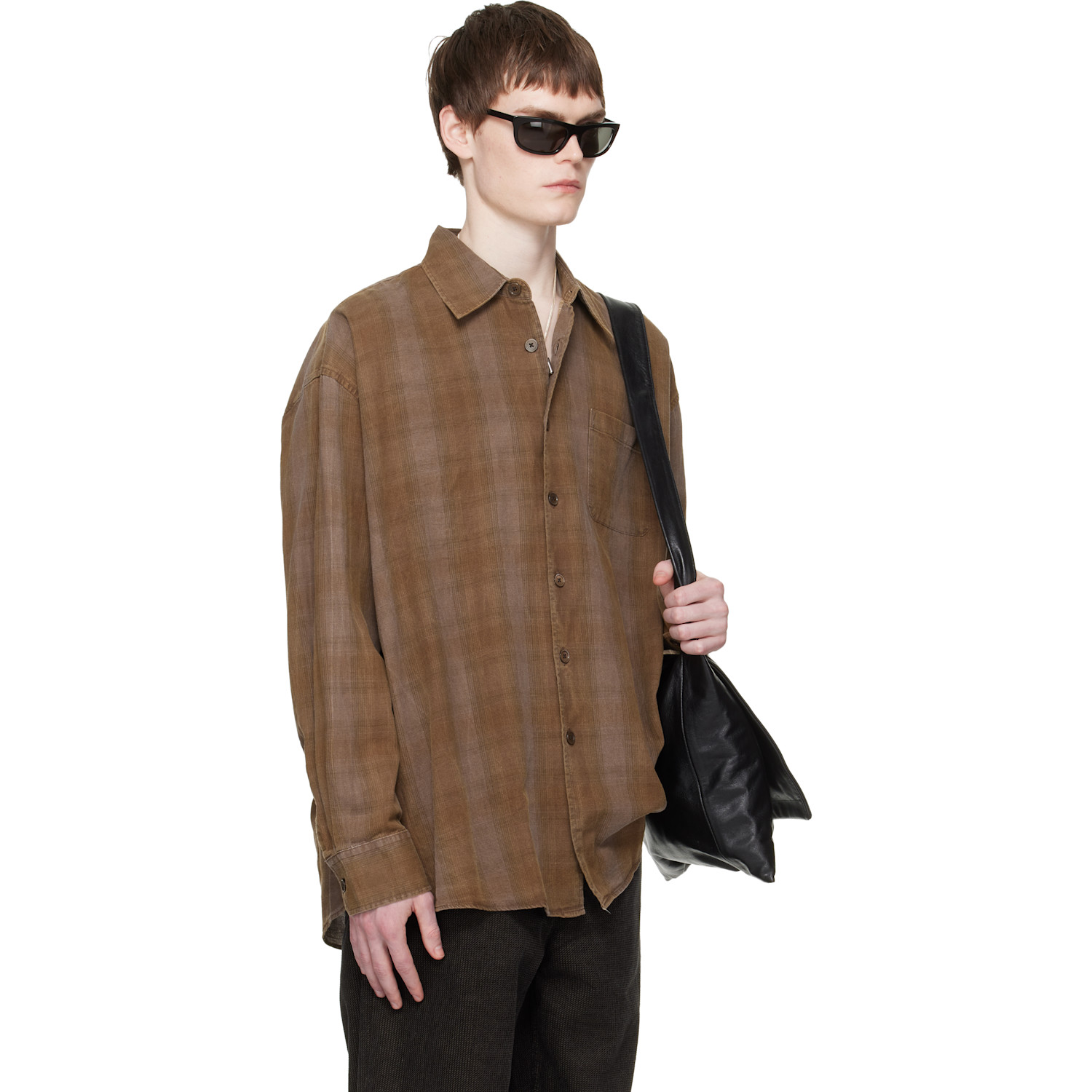  Our Legacy Brown Borrowed Shirt 