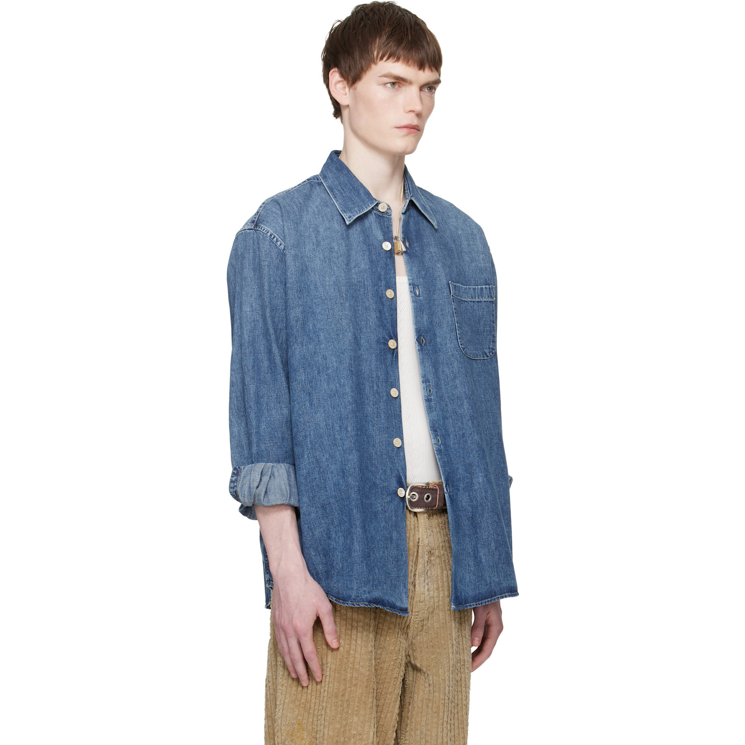  Our Legacy Blue Above Denim Shirt 
