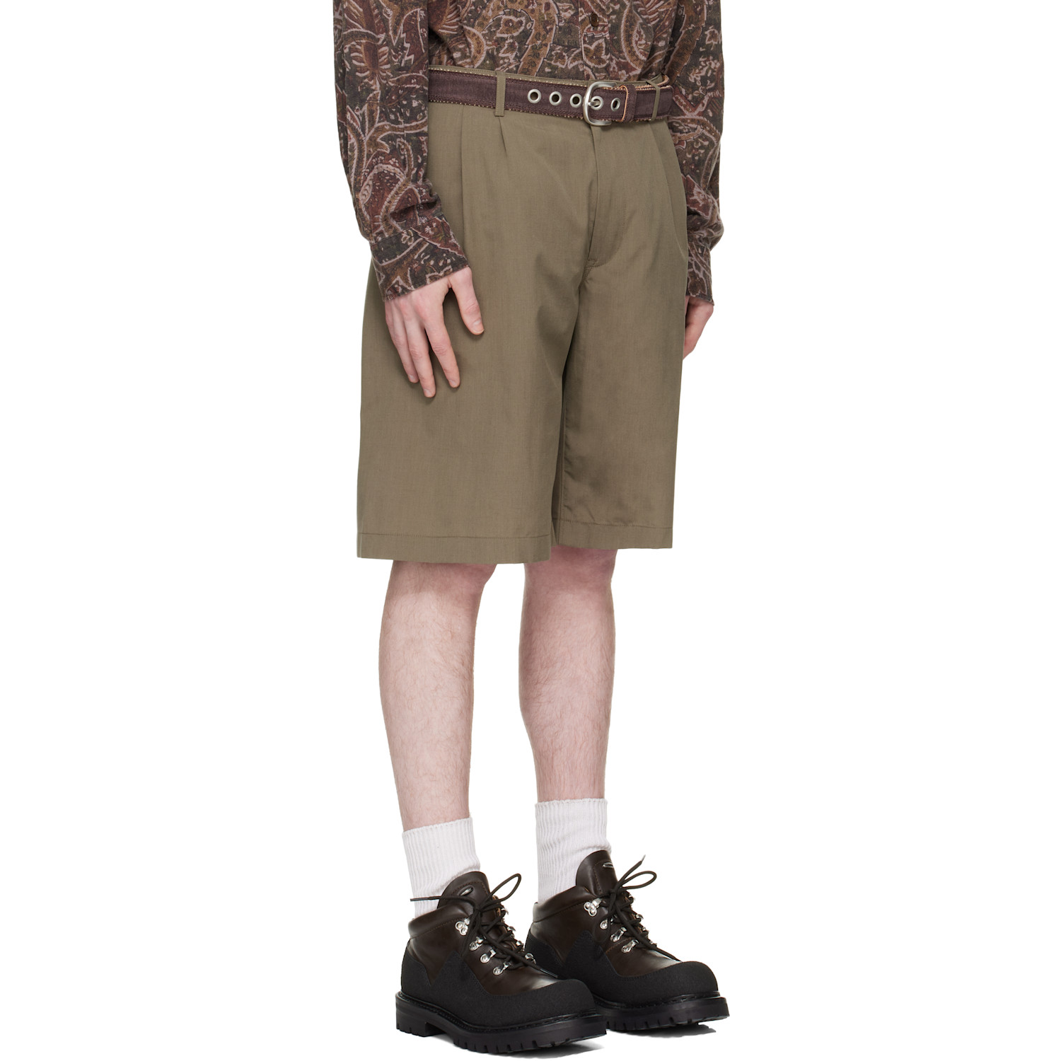  Our Legacy Khaki Ponte Shorts 