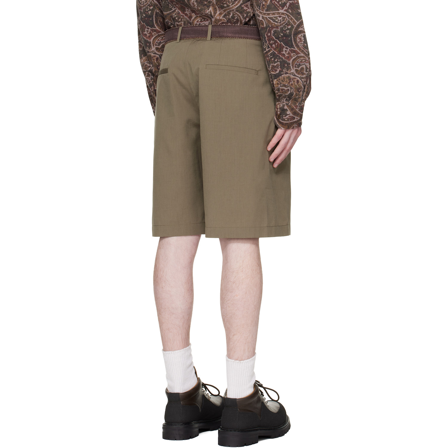  Our Legacy Khaki Ponte Shorts 